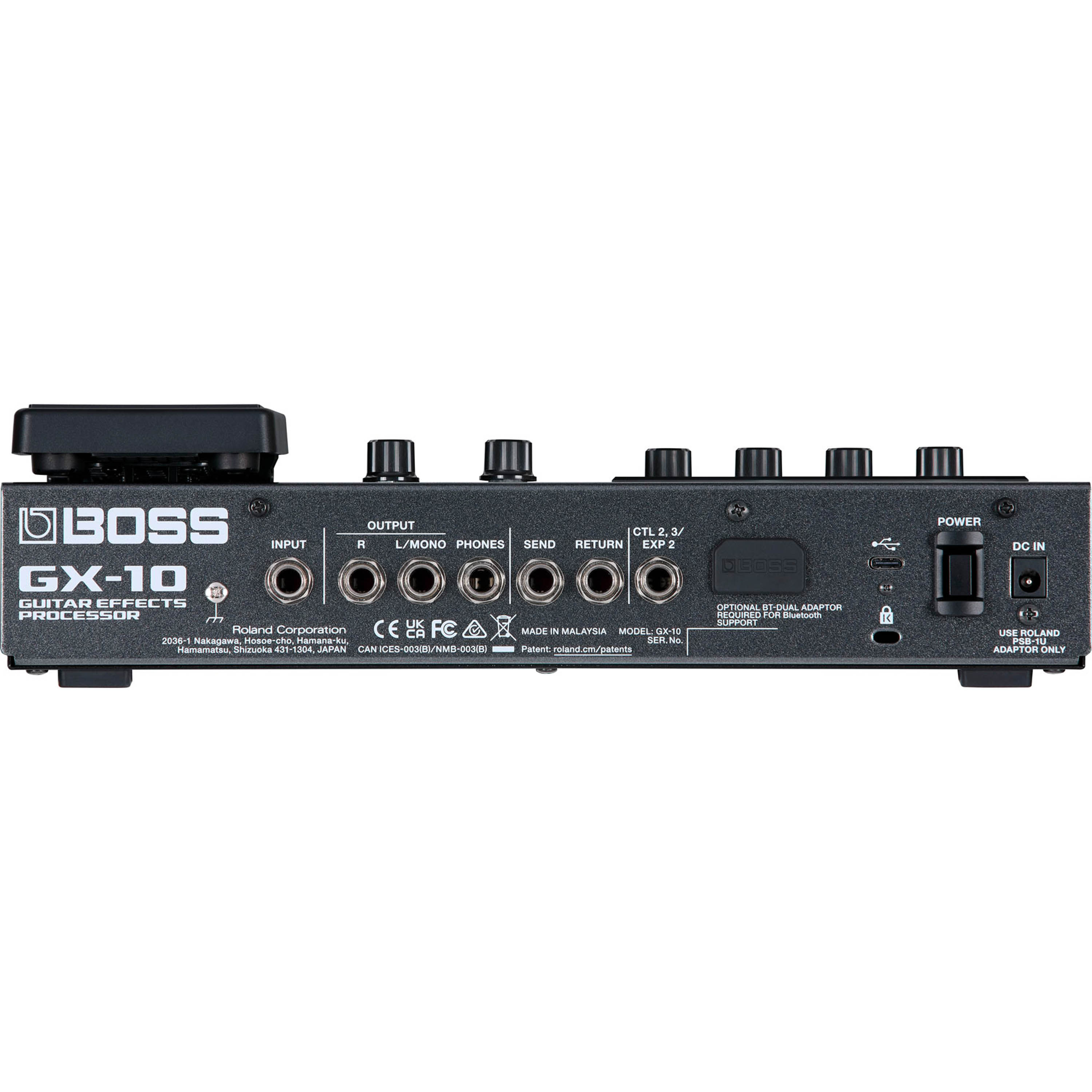 Pedalera de multiefecto BOSS GX-10 foto 3