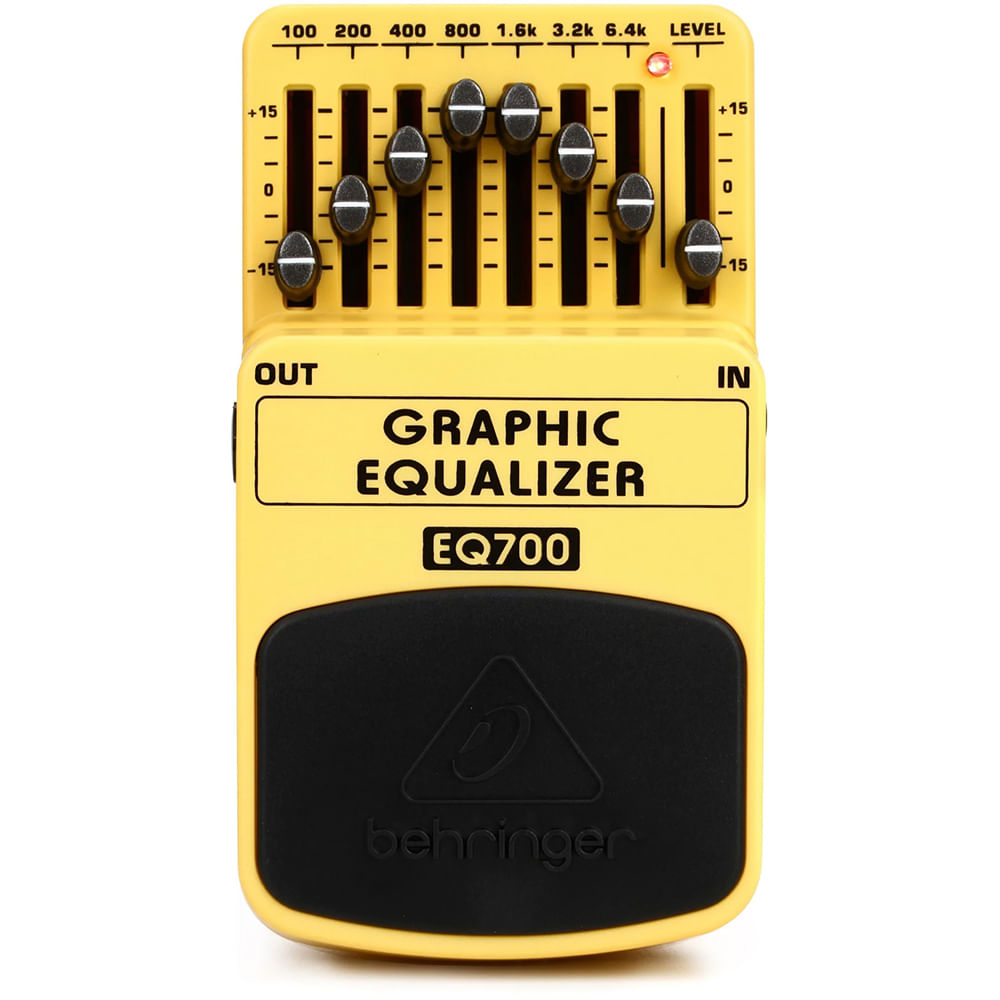 Pedal Ecualizador Gráfico Behringer EQ700 - 7 Bandas