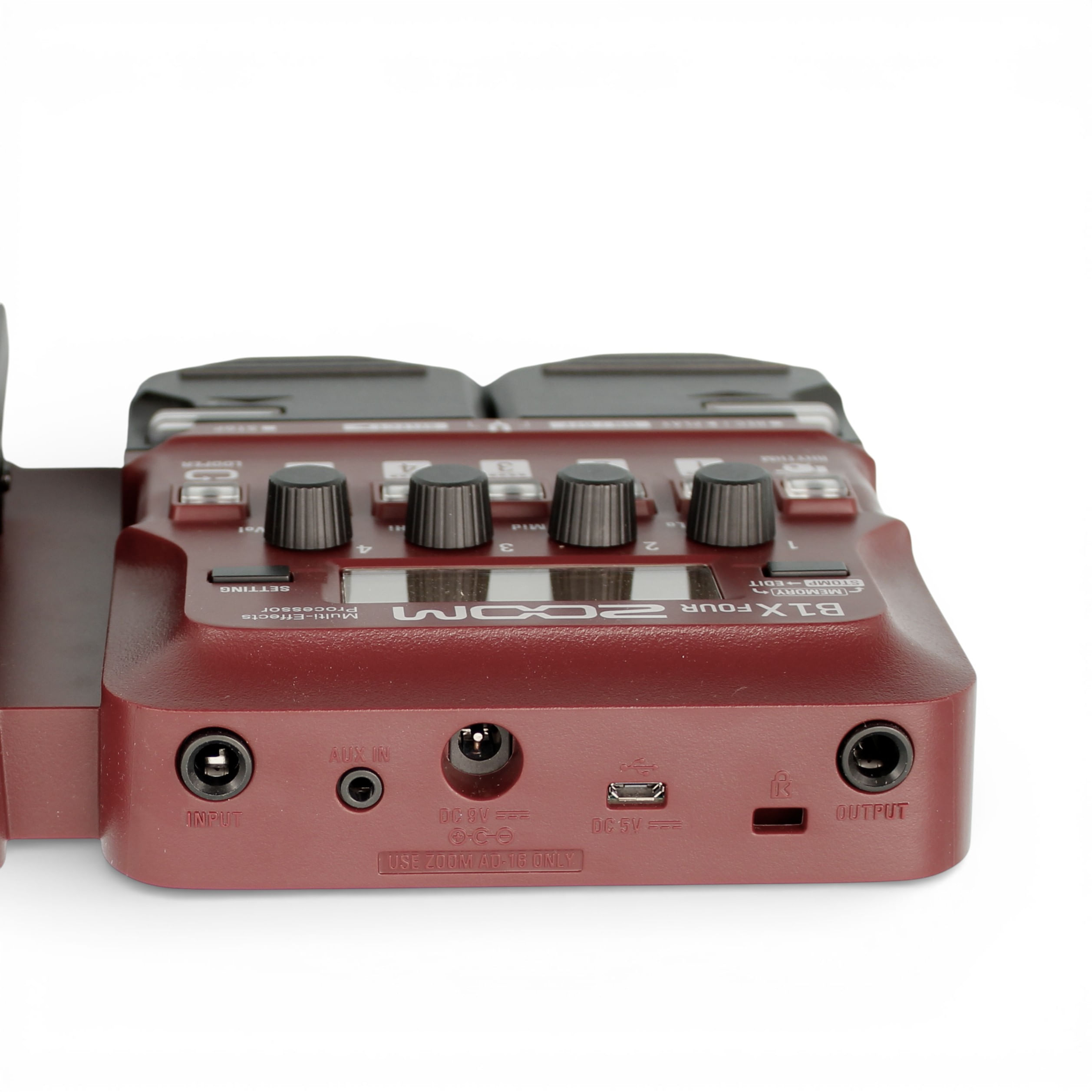 Pedalera multiefecto para bajo Zoom B1X FOUR - Pedal de expresión foto 4