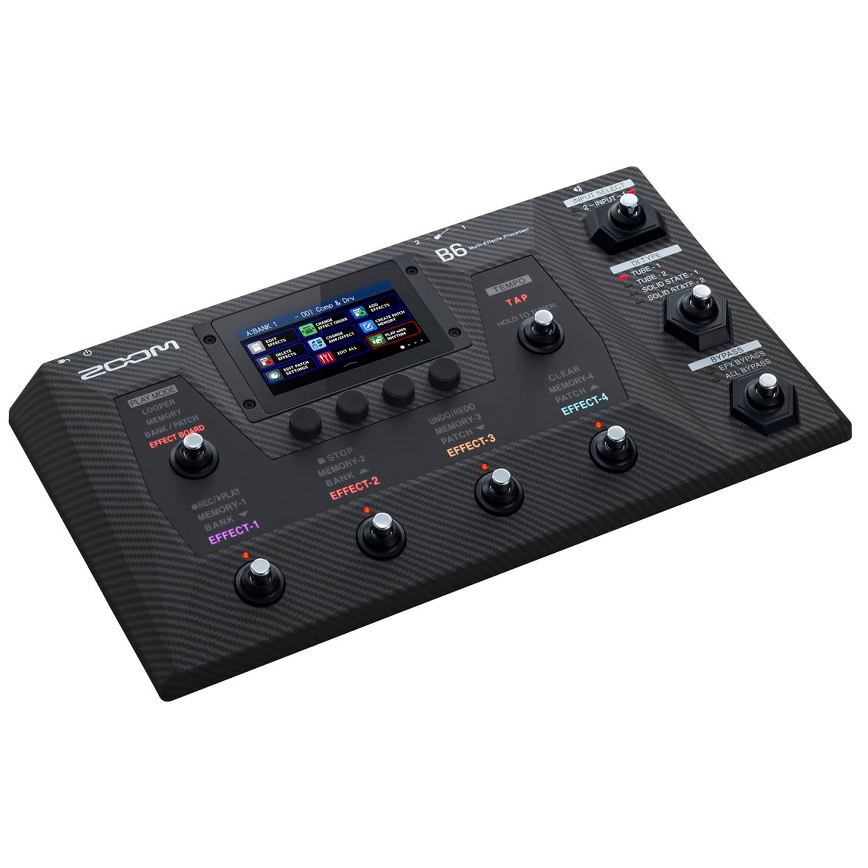 Pedalera multiefecto para bajo Zoom B6 foto 3