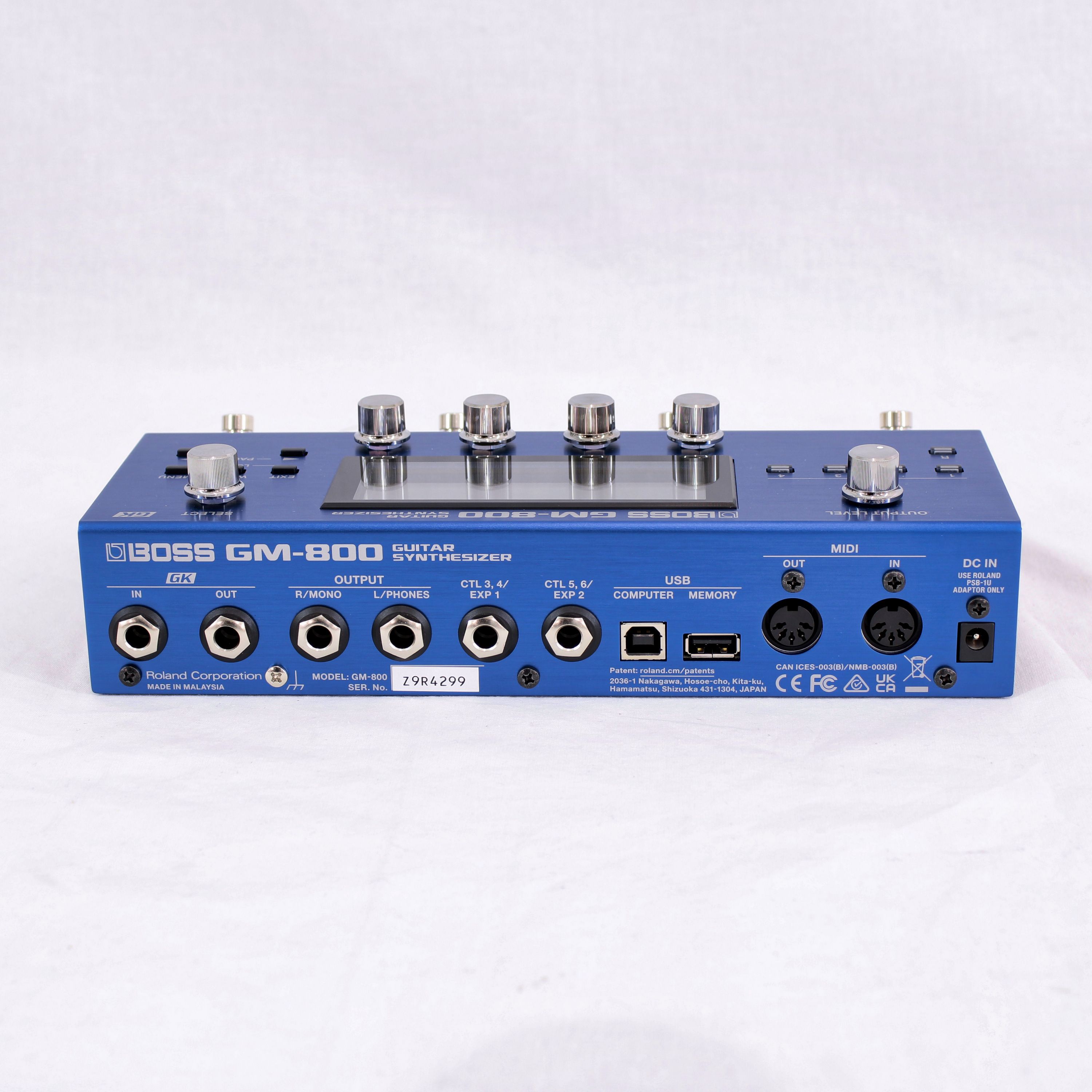 Pedal Sintetizador De Guitarra Boss GM-800 OPENBOX foto 5