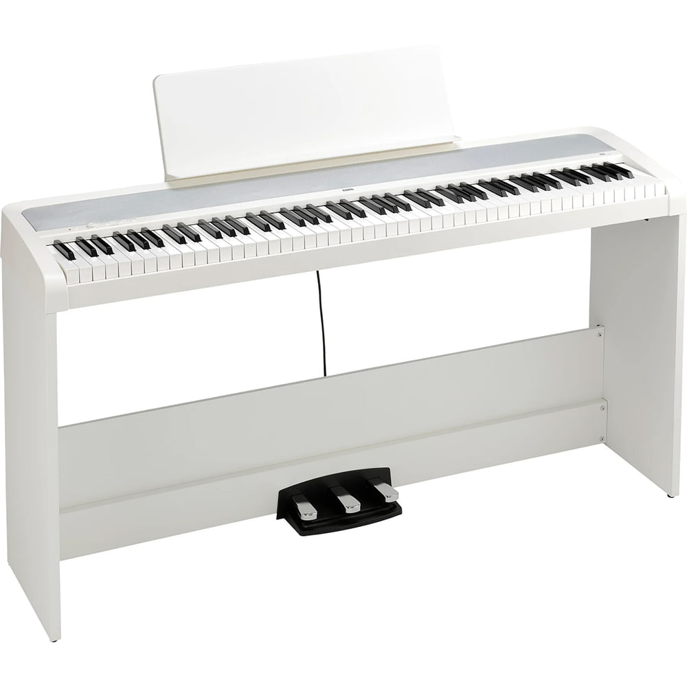 Piano Digital Con Soporte Korg B2+ SP - Blanco