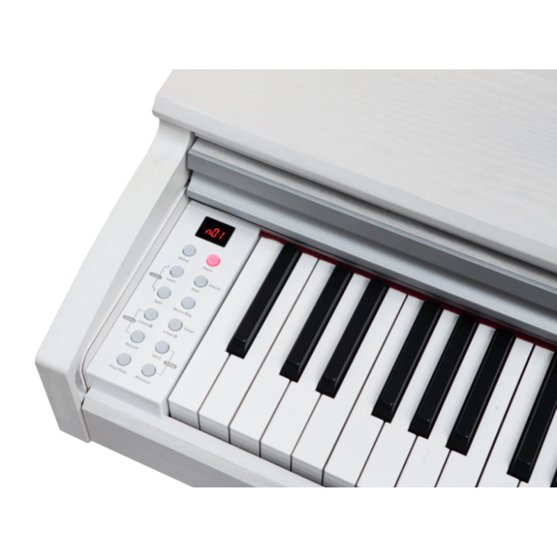 Piano digital Kurzweil M210 color blanco - incluye sillín foto 3