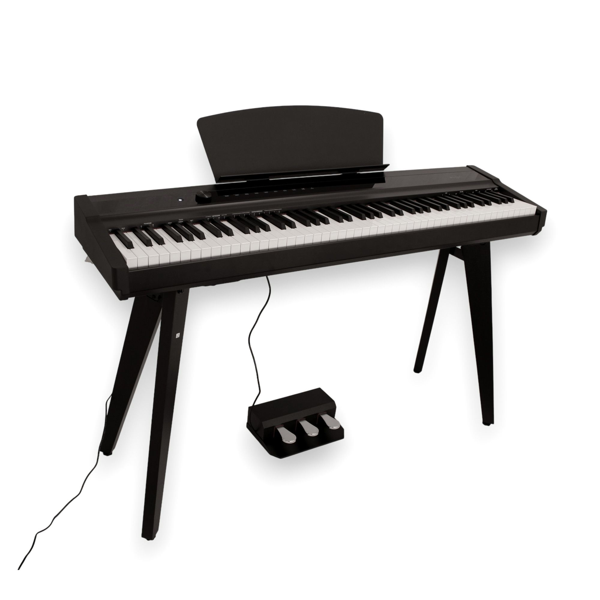 Piano digital P-20 Walters negro con stand foto 2