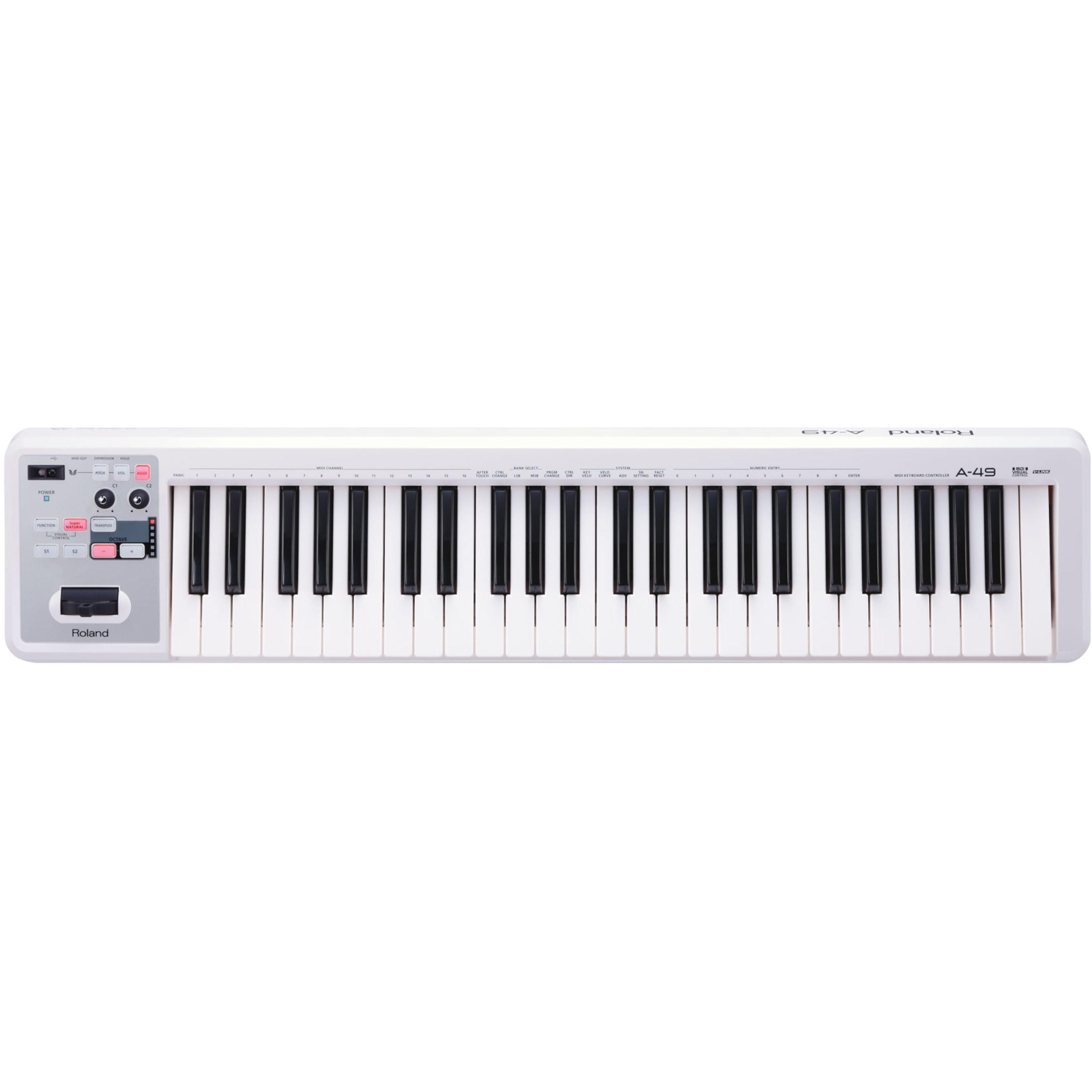 Controlador Midi Roland A-49 - White foto 2