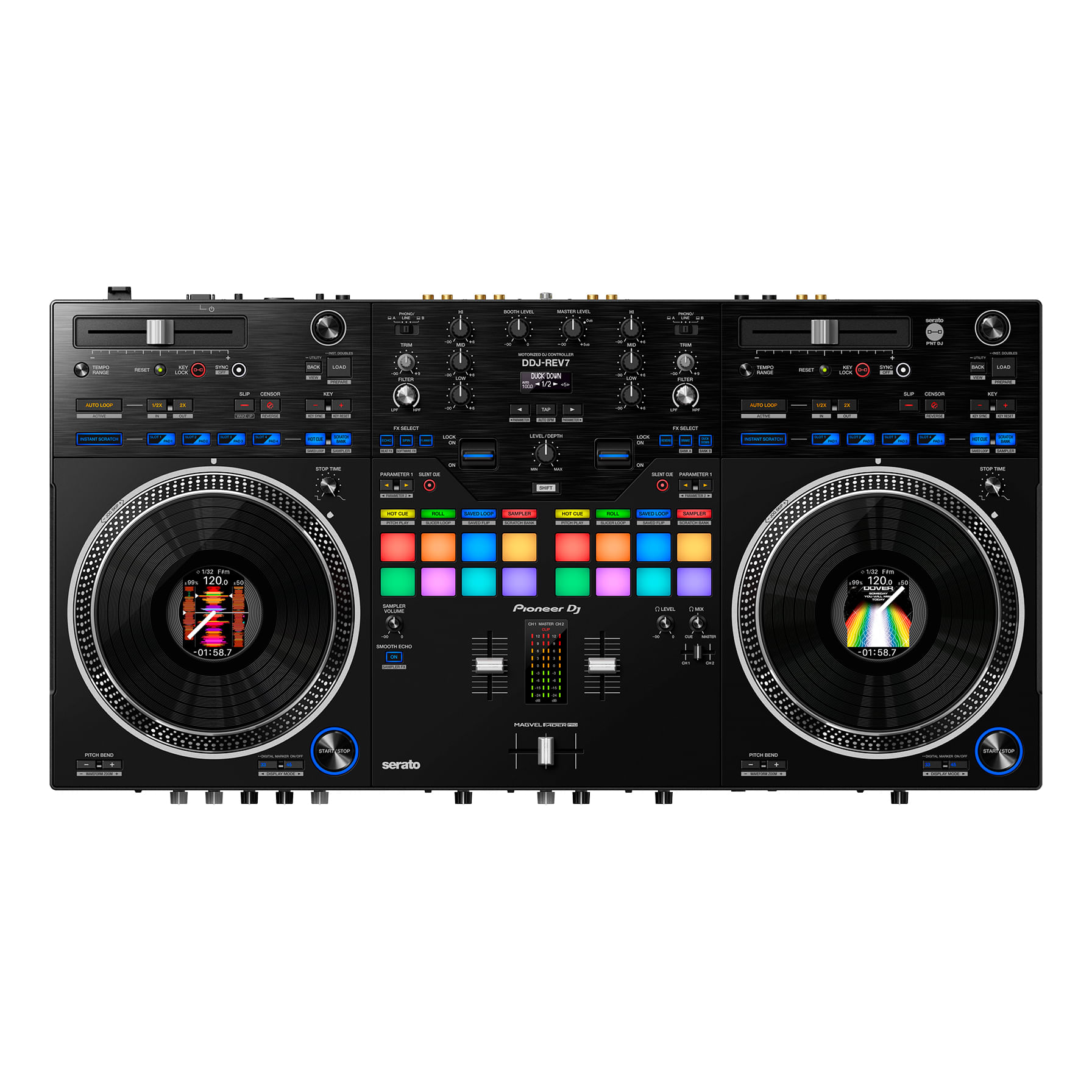 Pioneer DJ DDJ-REV7 Controlador DJ profesional foto 2