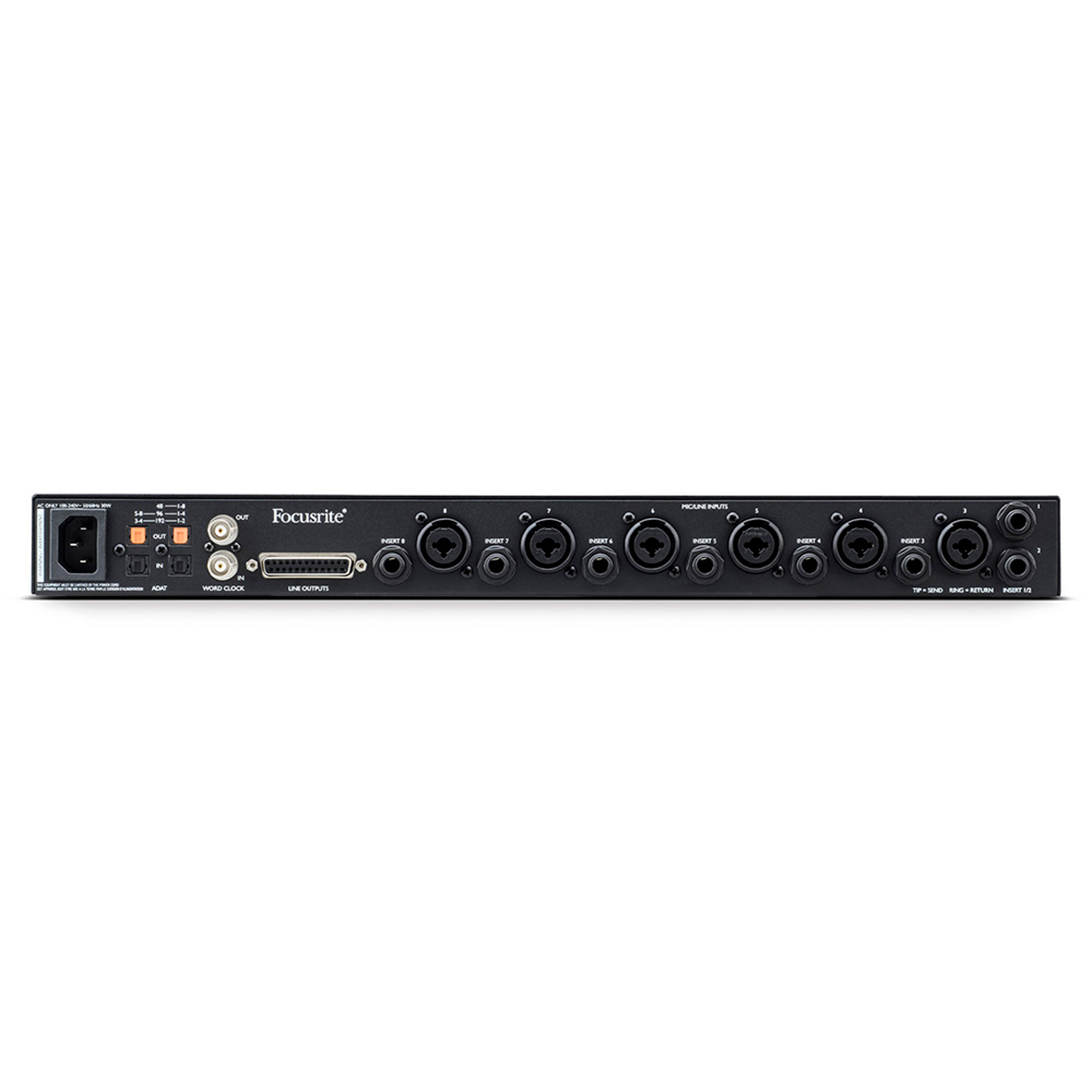 Preamplificador Focusrite Clarett+ Octopre foto 3