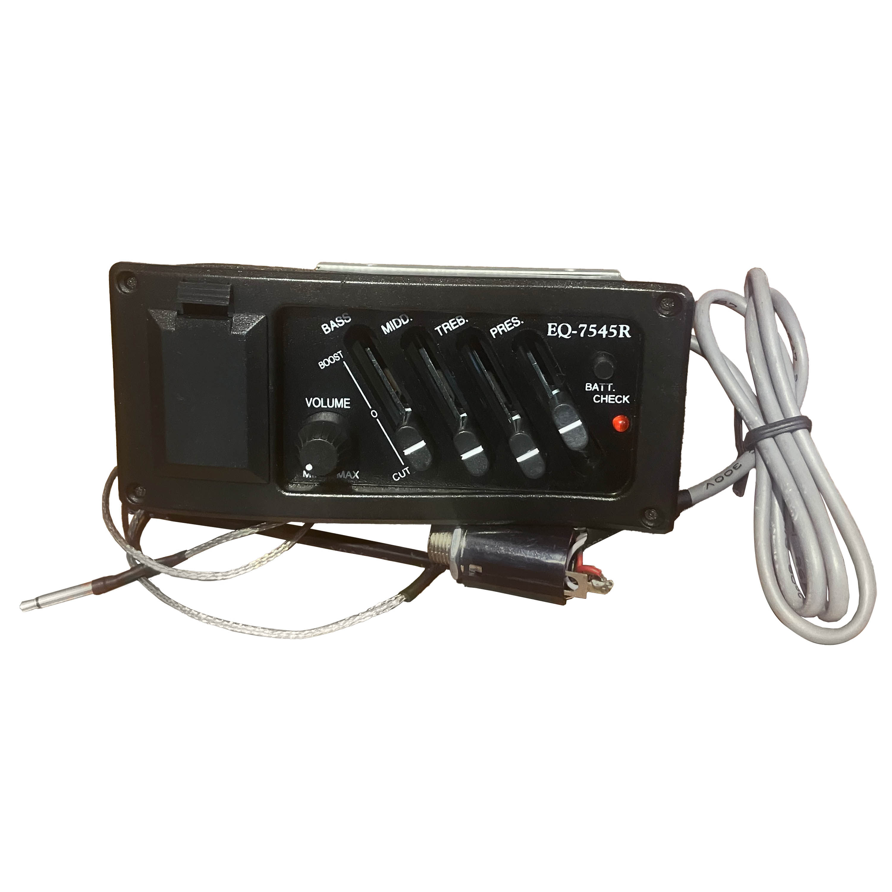 Preamplificador para guitarra Freeman FREQ7545R con ecualizador y piezo