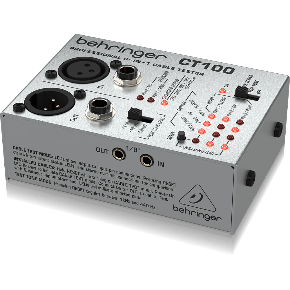 Probador De Cables Behringer CT100 foto 2
