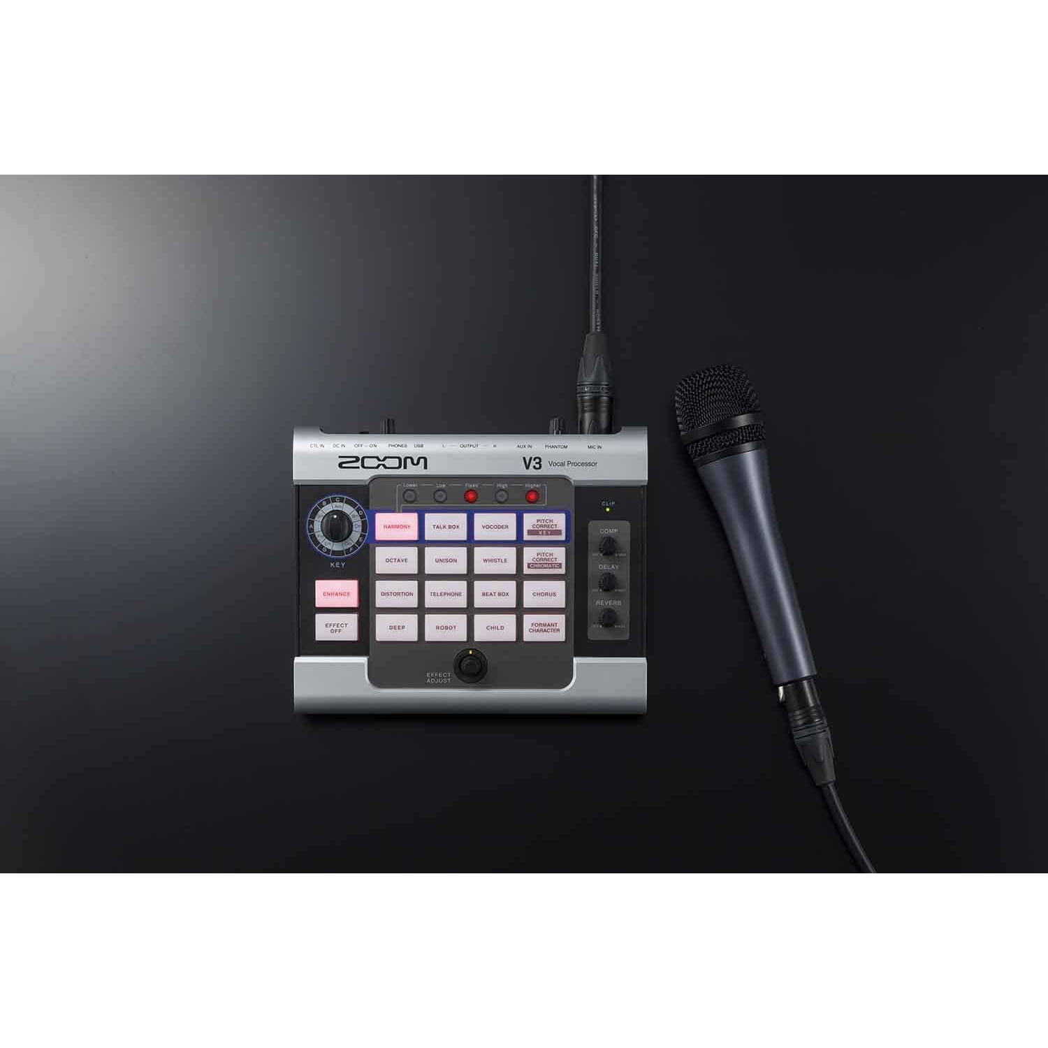 Procesador de audio vocal Zoom V3 foto 4