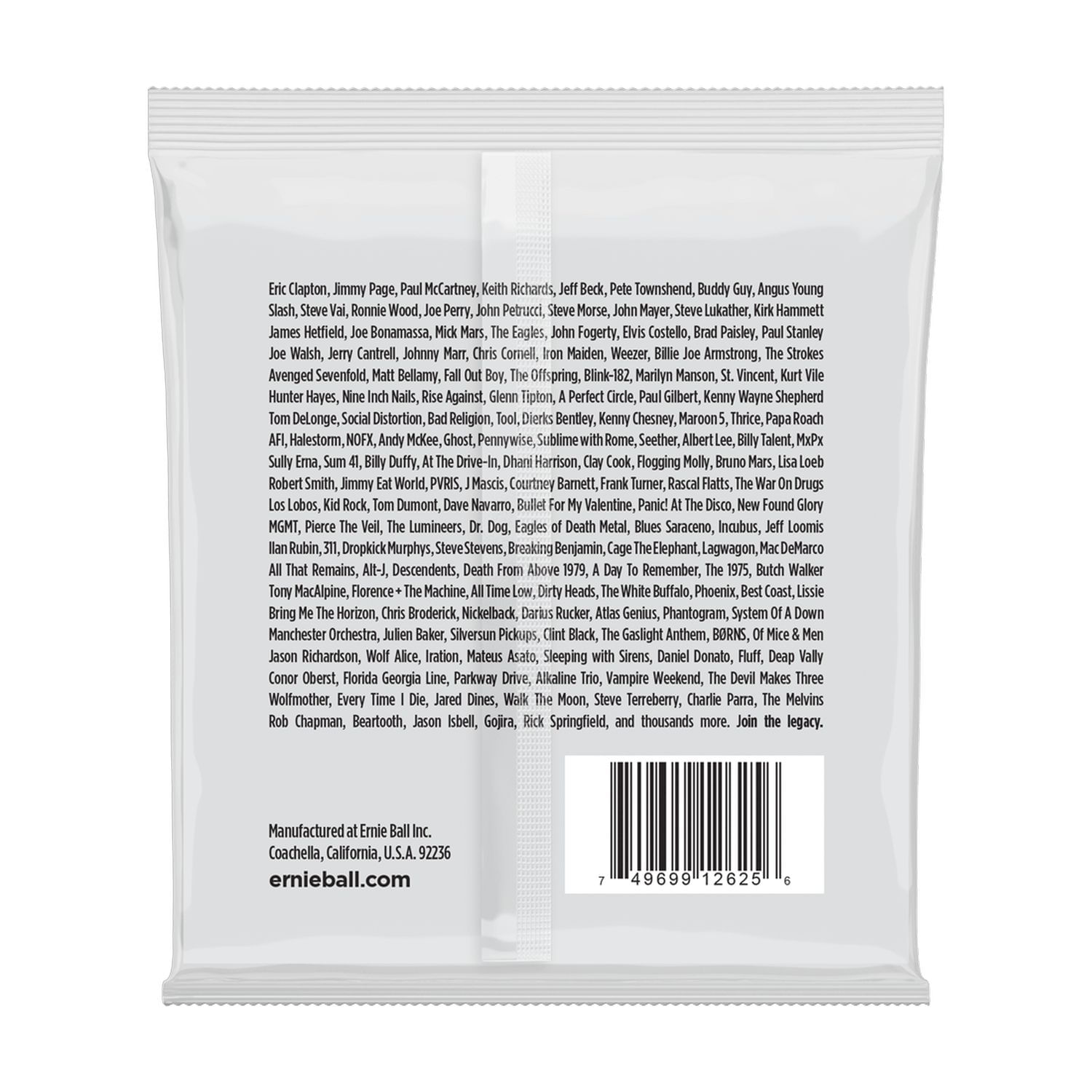 Set 8 cuerdas para guitarra eléctrica Ernie Ball 10-74 Slinky P02625 foto 2