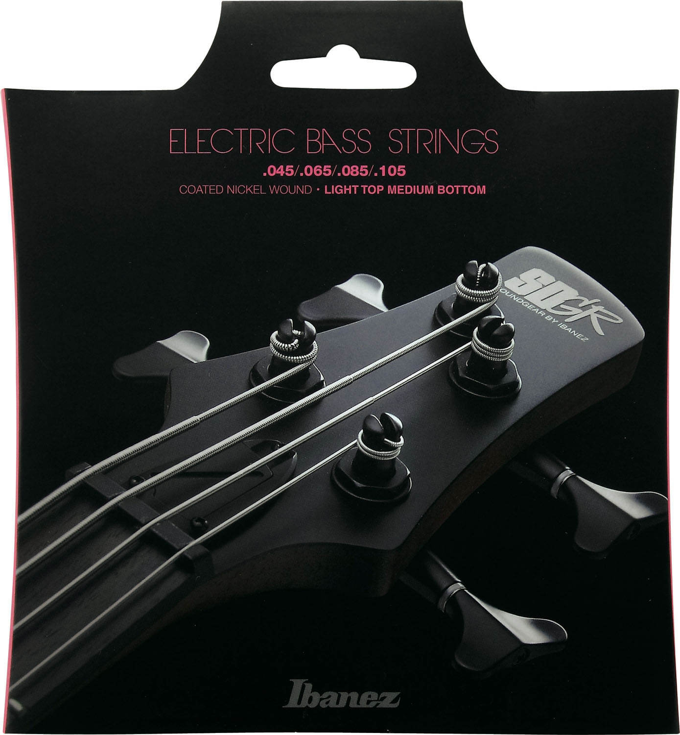 Set de 4 cuerdas Ibanez para bajo eléctrico IEBS4C 045-105