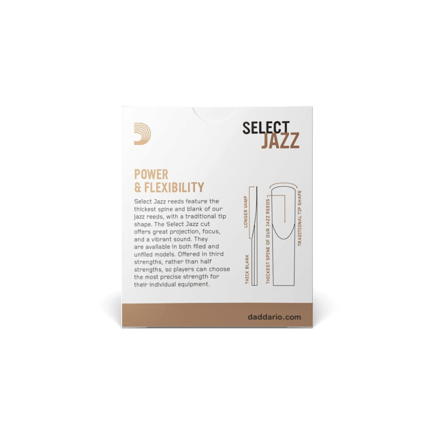 Set de cañas para Saxofón soprano D'addario RSF10SSX2H 2.0 Hard Rico foto 3