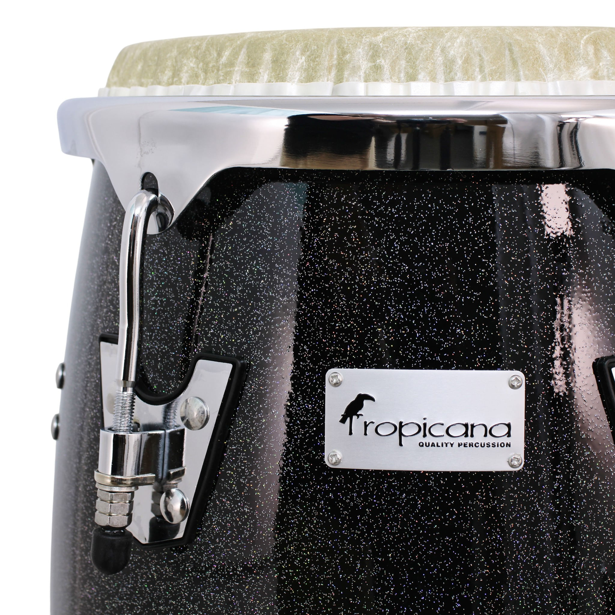 Set de congas Tropicana 11" - 11 3/4" Fiberskin con stand CRC852LBK-BKH foto 3