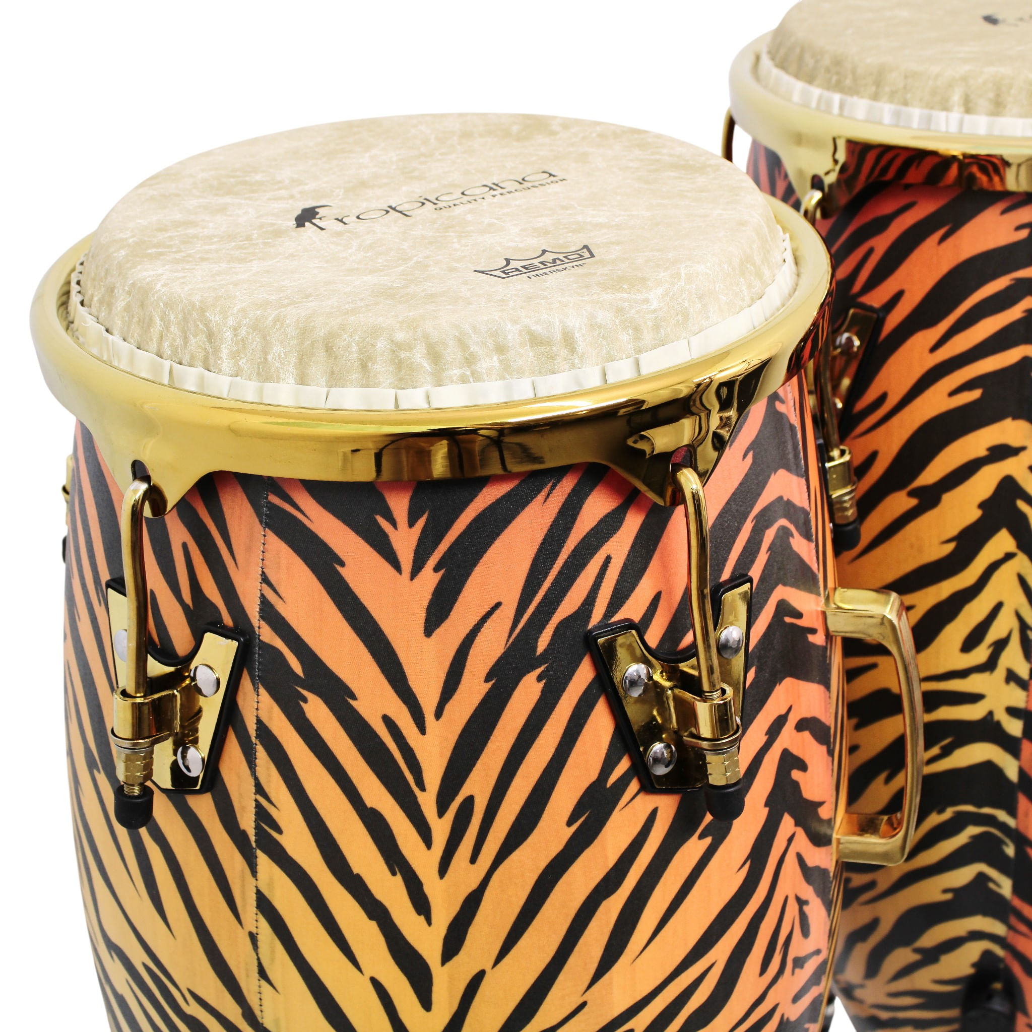 Set de congas Tropicana 11" - 11 3/4" Fiberskin con stand CRG852CT foto 3