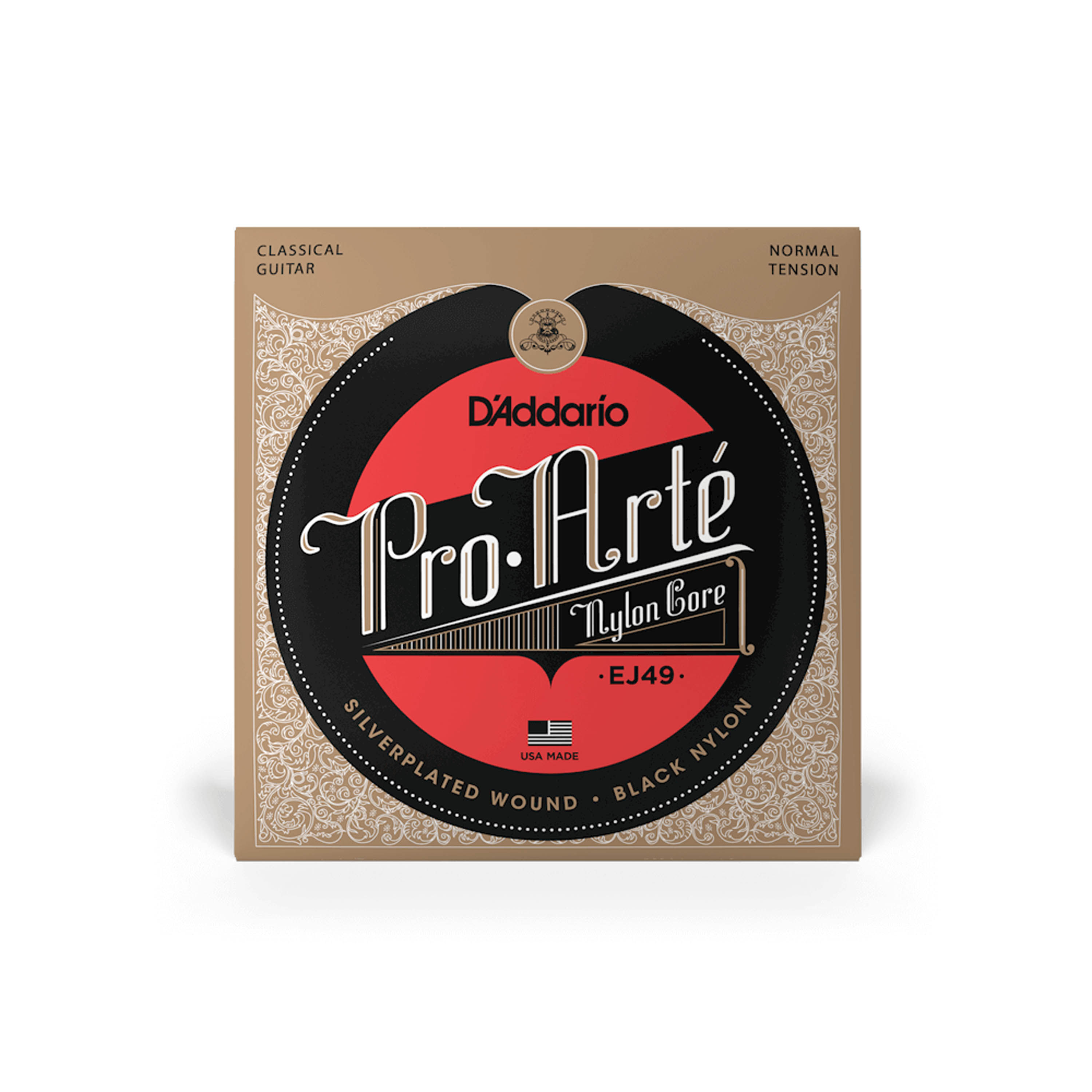 Set de cuerdas Clásicas D'addario EJ49 Pro Arté Nylon negro - tensión normal foto 2