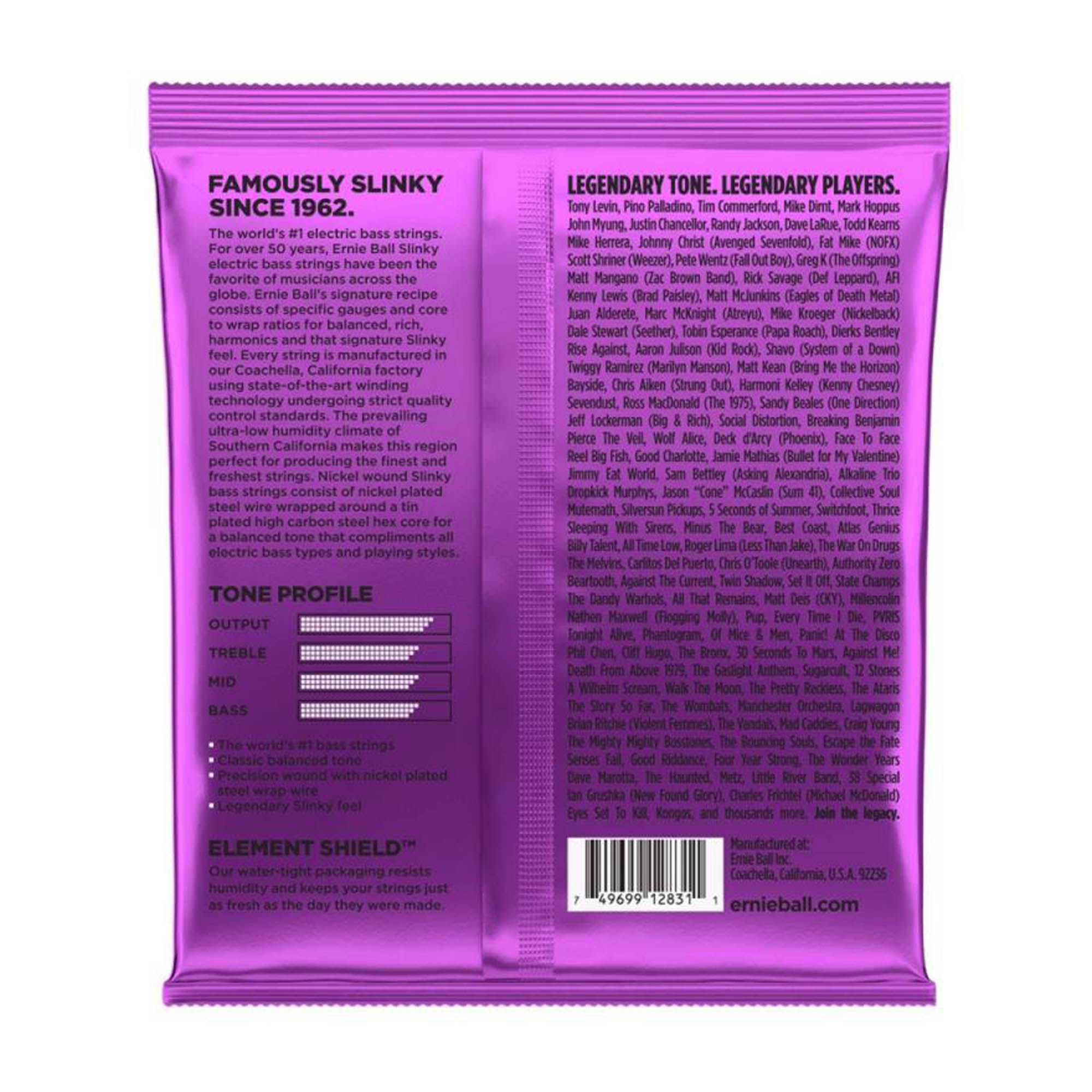 Set de cuerdas de bajo Ernie Ball P02831 055-110 foto 2