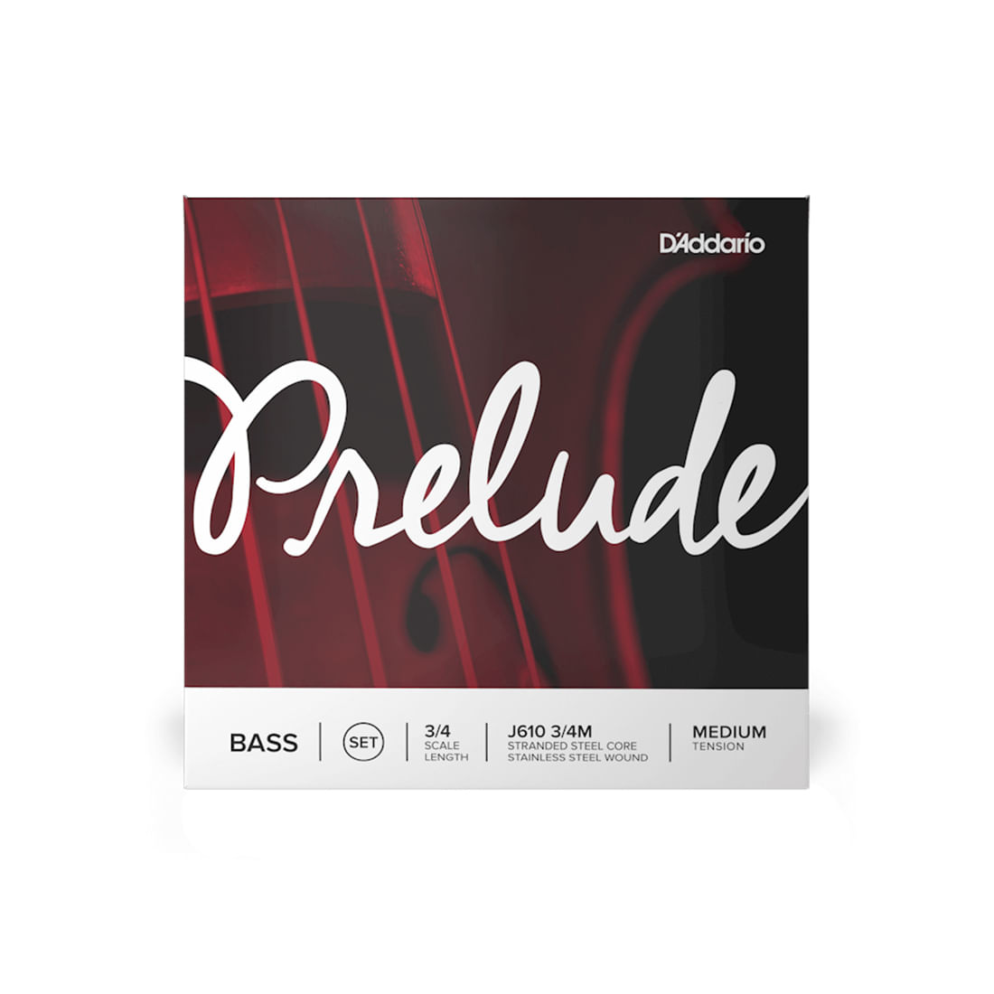 Set de cuerdas para Contrabajo 3/4 D´addario Prelude J610 foto 2