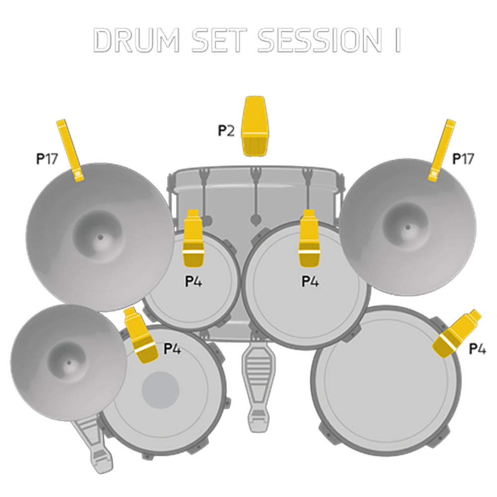 Set Micrófonos Para Batería AKG Drum Set Session I foto 5