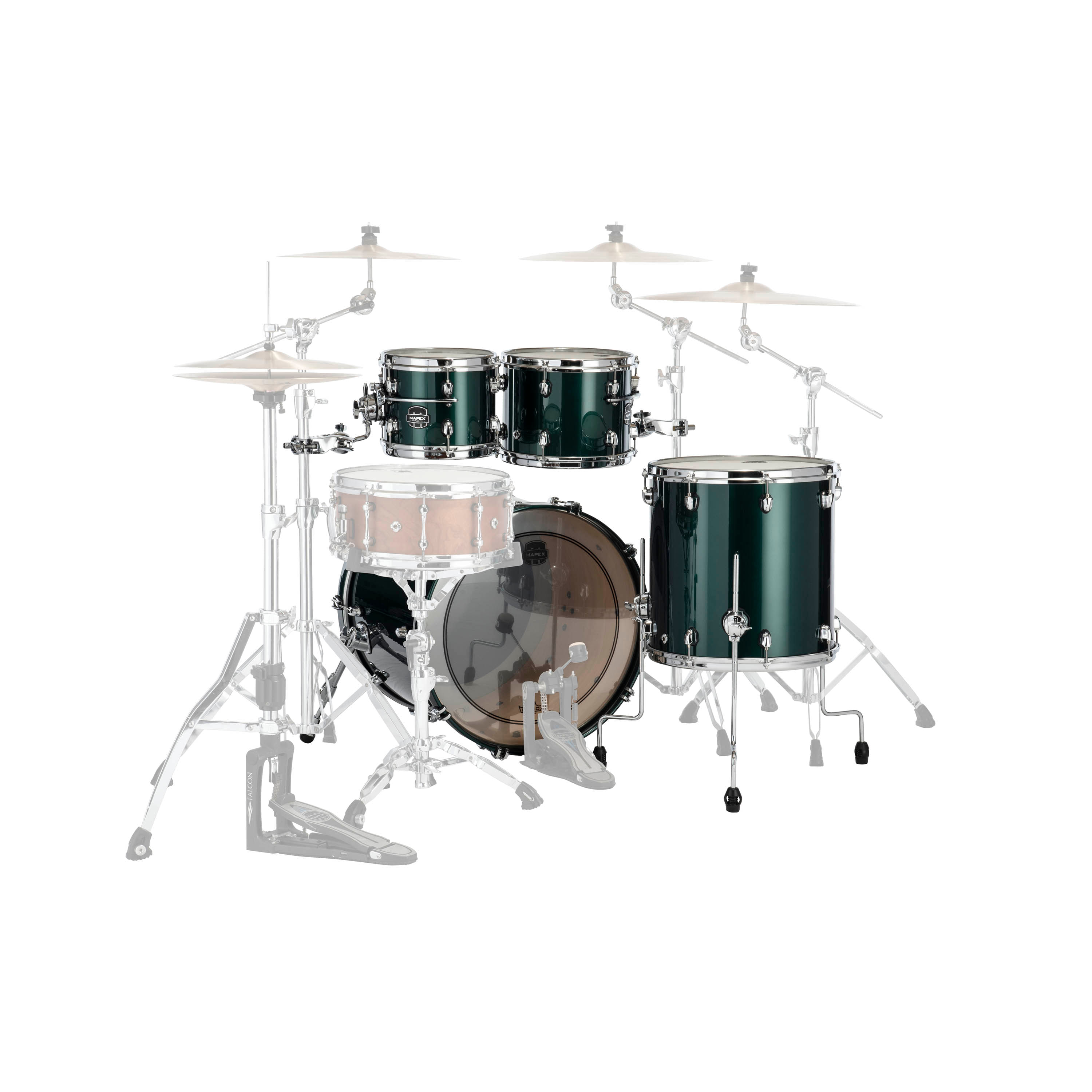 Shell Pack Mapex Saturn Evo SE529XMPQ - Brunswick Green foto 2