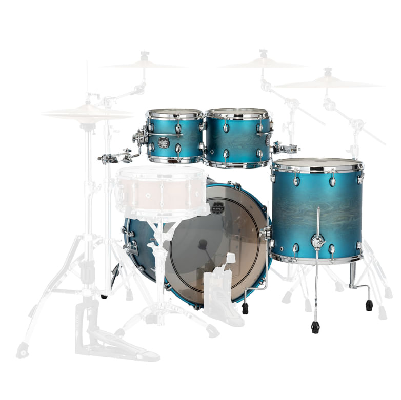 Shell Pack Mapex Saturn Evo SE529XM -  Exotic Azure Burst Lacquer foto 2