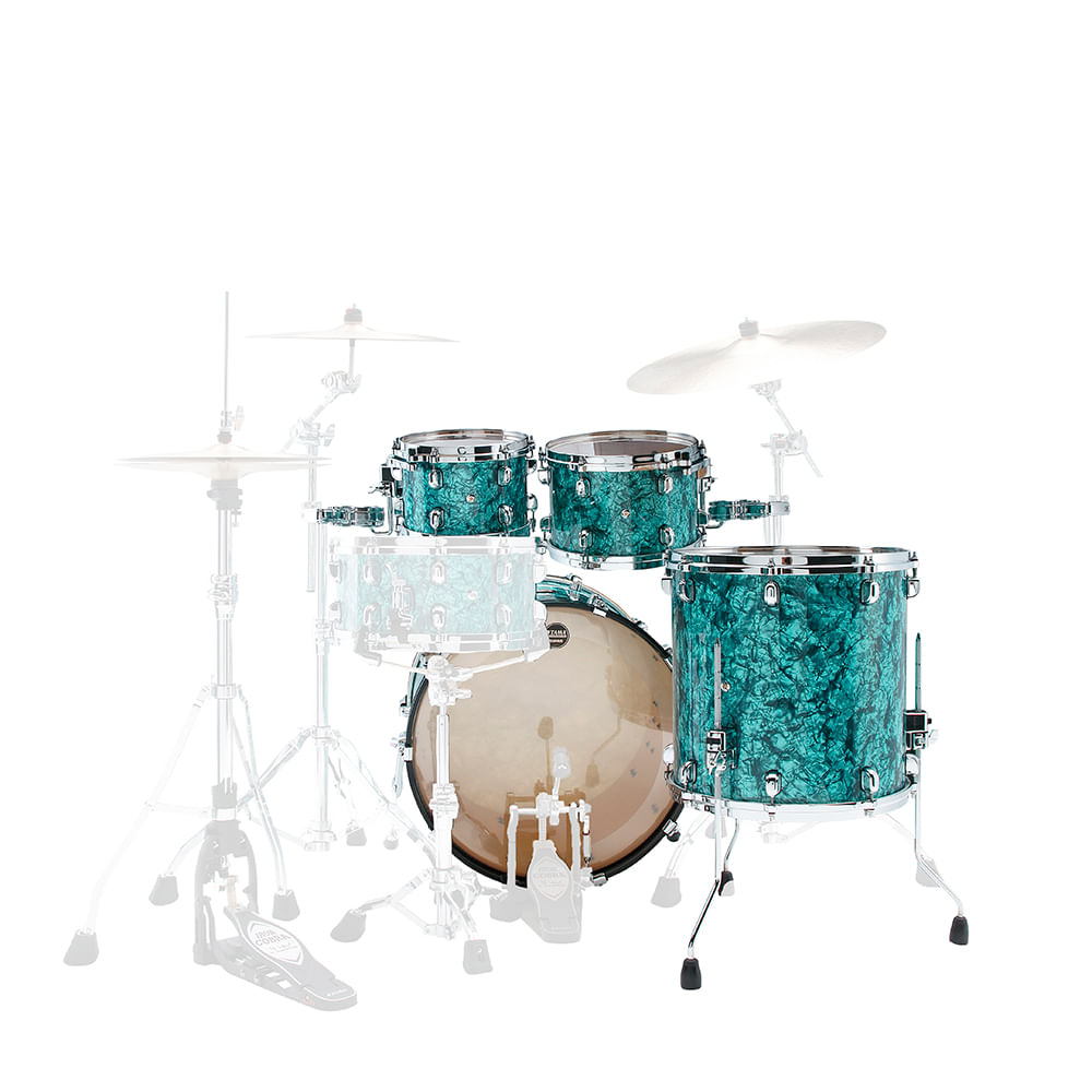 Shell Pack Tama Starclassic Maple MR42TZS TQP - Turquoise Pearl foto 3