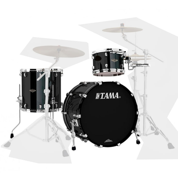 Shell pack Tama Startclassic Walnut Birch Bombo 20"x14" - Piano Black