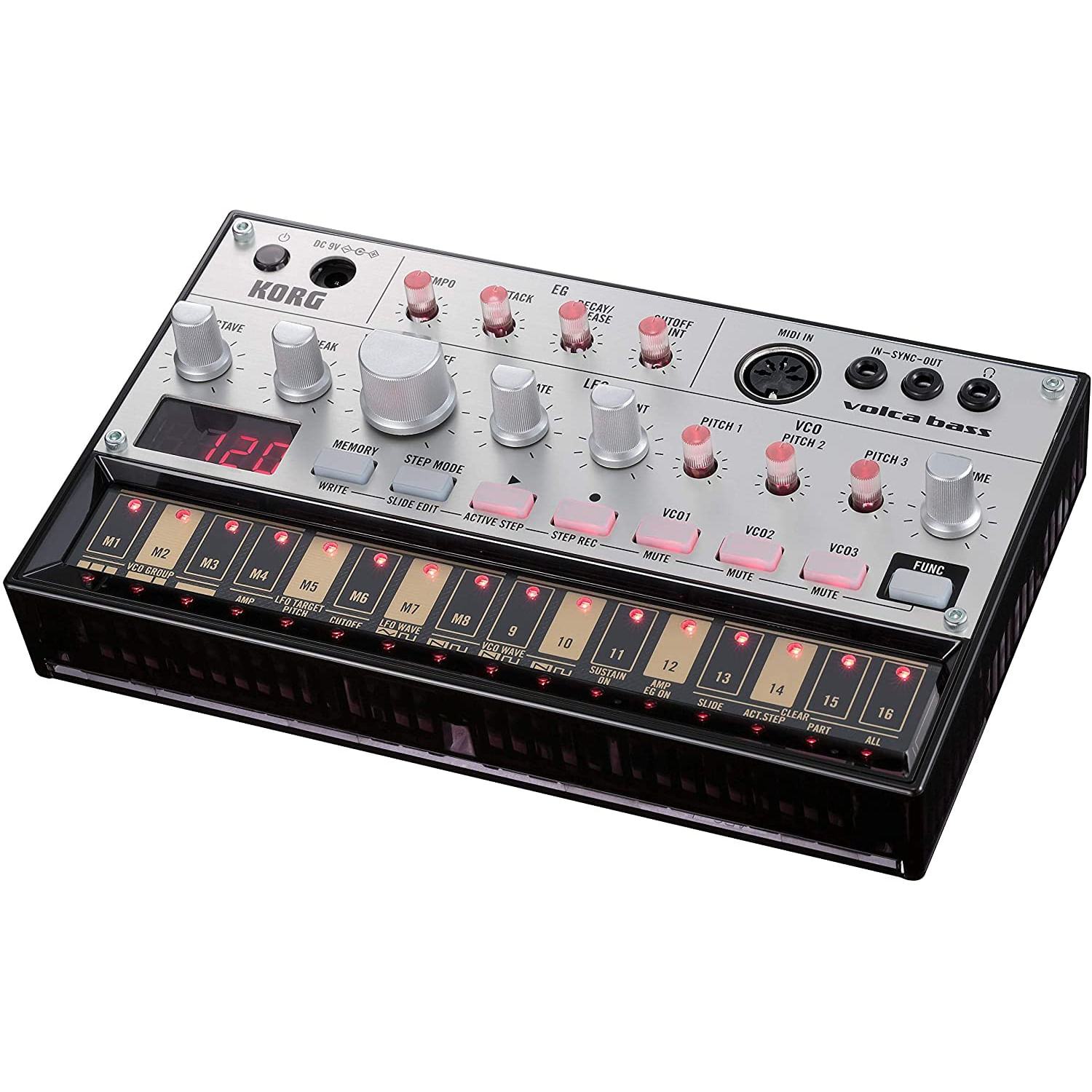 Sintetizador análogo de bajos Korg VOLCA-BASS foto 2