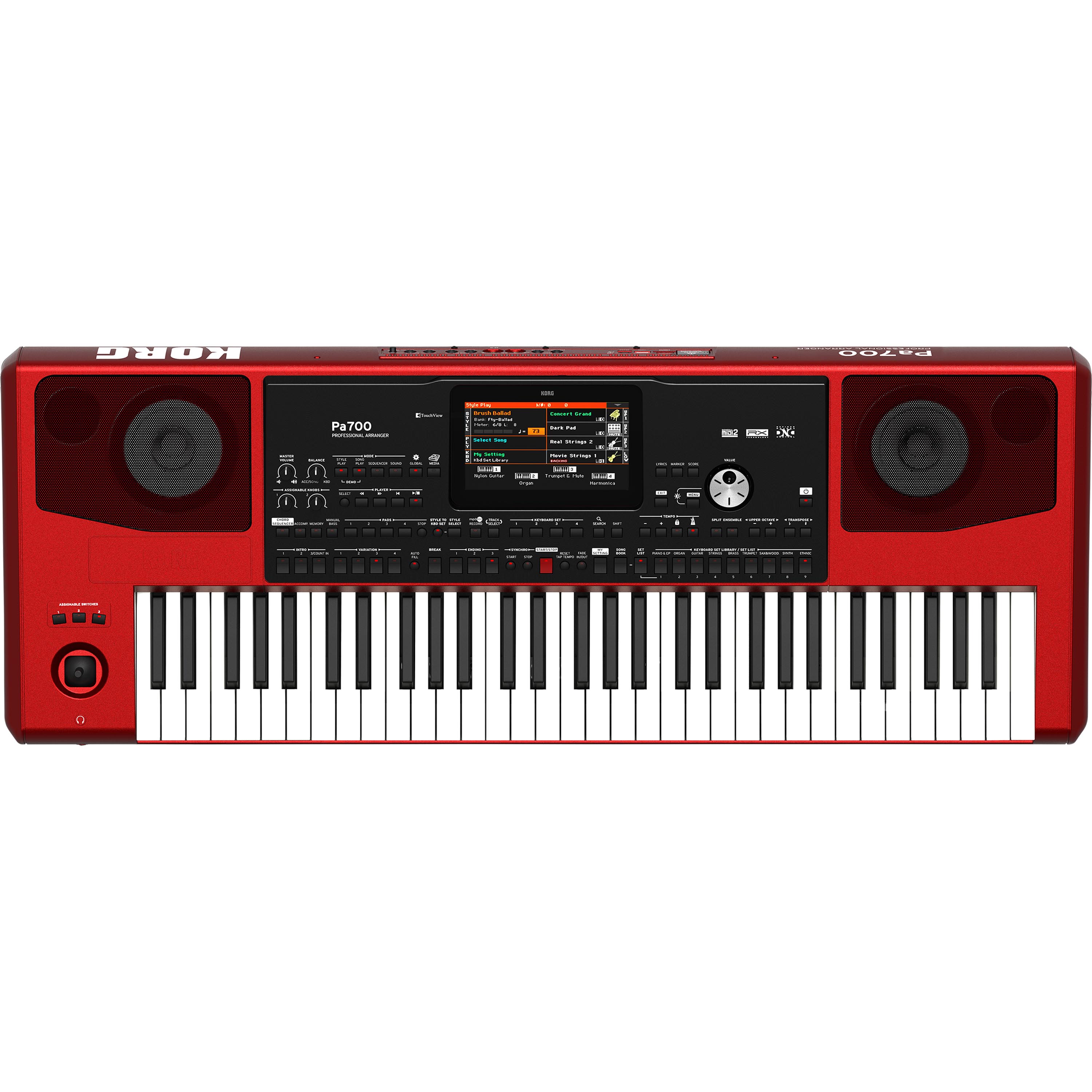 Sintetizador Arranger Korg PA700 RD - Rojo Edición limitada foto 2