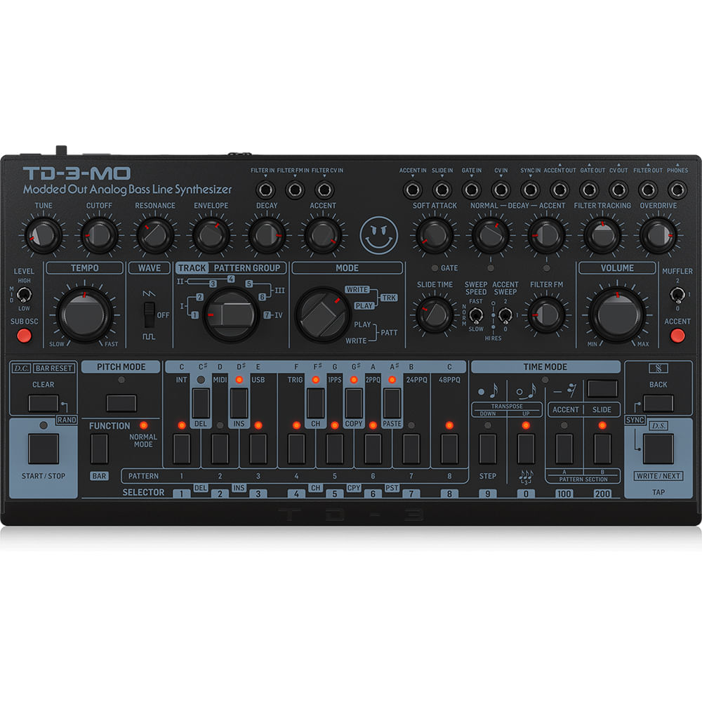 Sintetizador De Bajos Behringer Análogo TD-3-MO-BK
