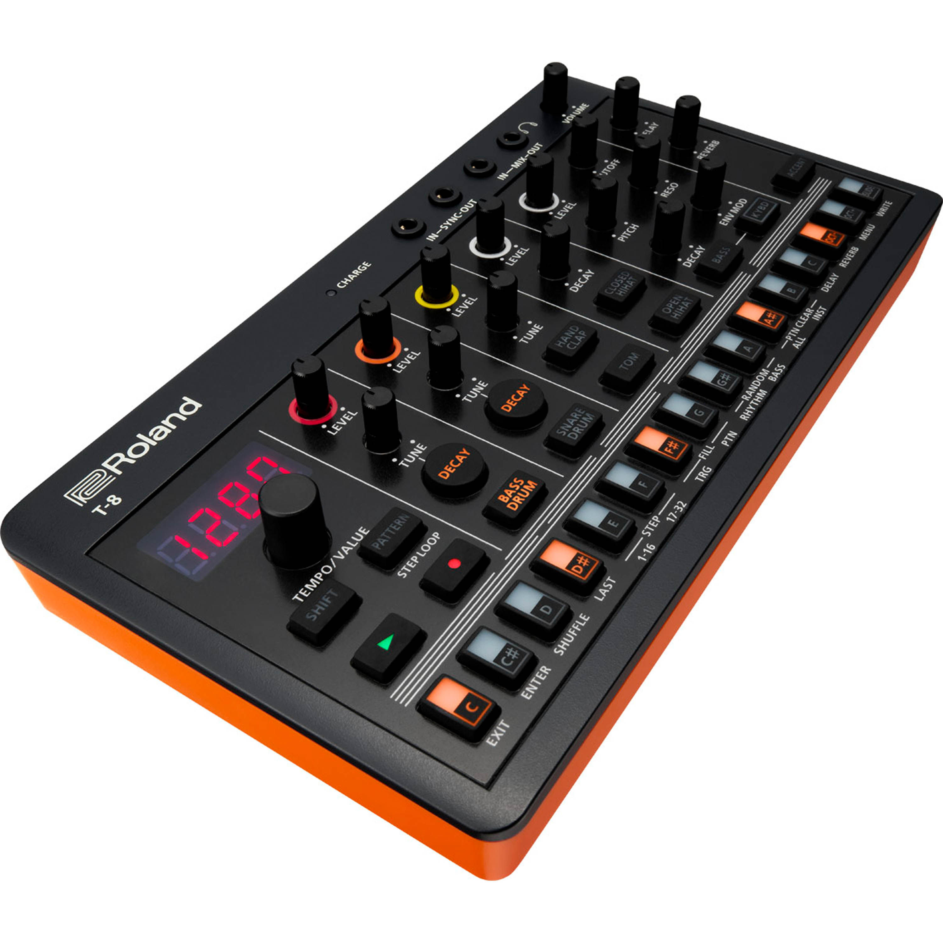 Sintetizador compacto Roland Aira T-8 Beat Machine foto 3
