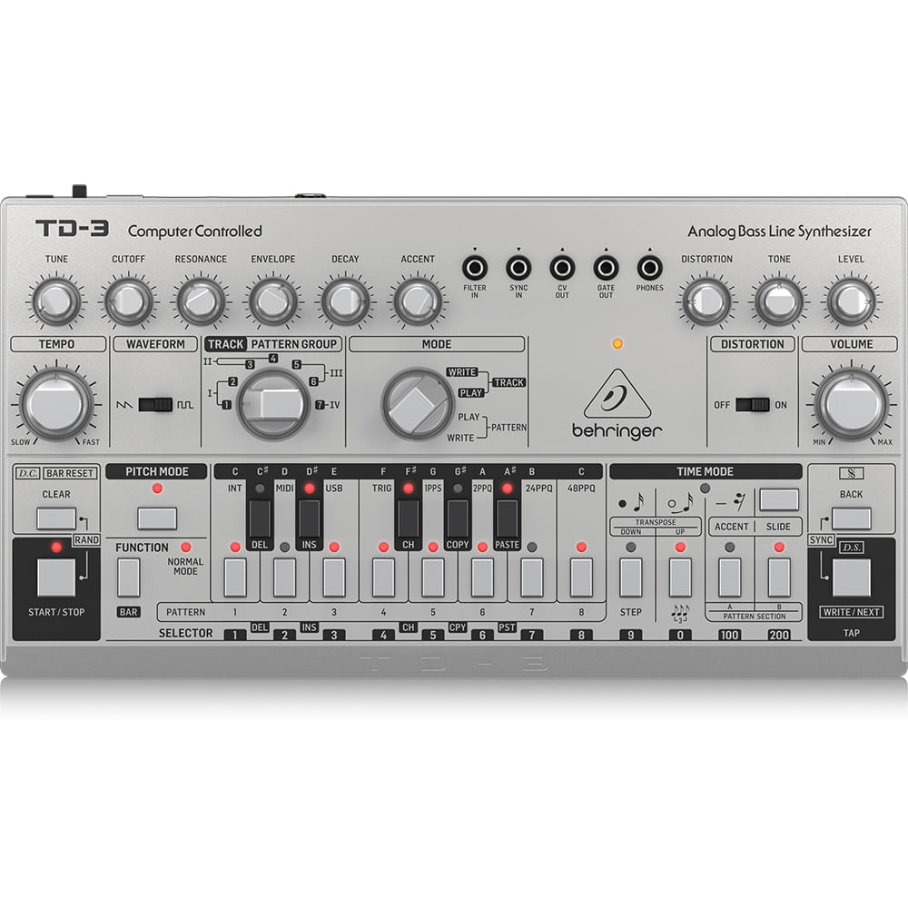 Sintetizador De Bajos Con Secuenciador Behringer TD-3-SR foto 2