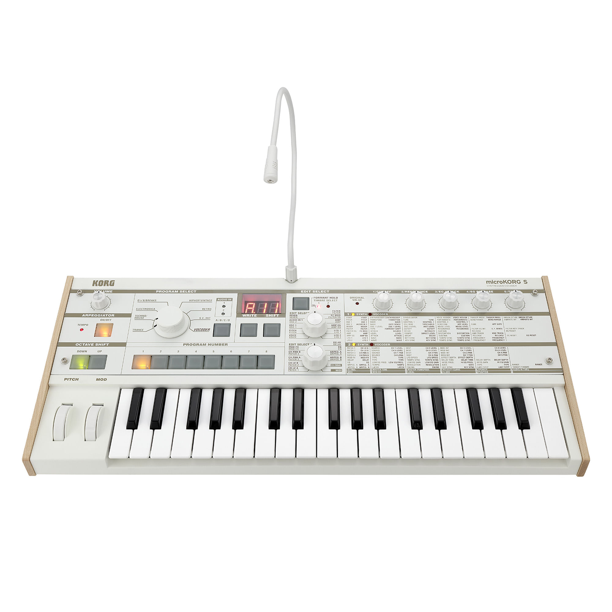 Sintetizador Korg Microkorg S MK-1S - Vocoder foto 3