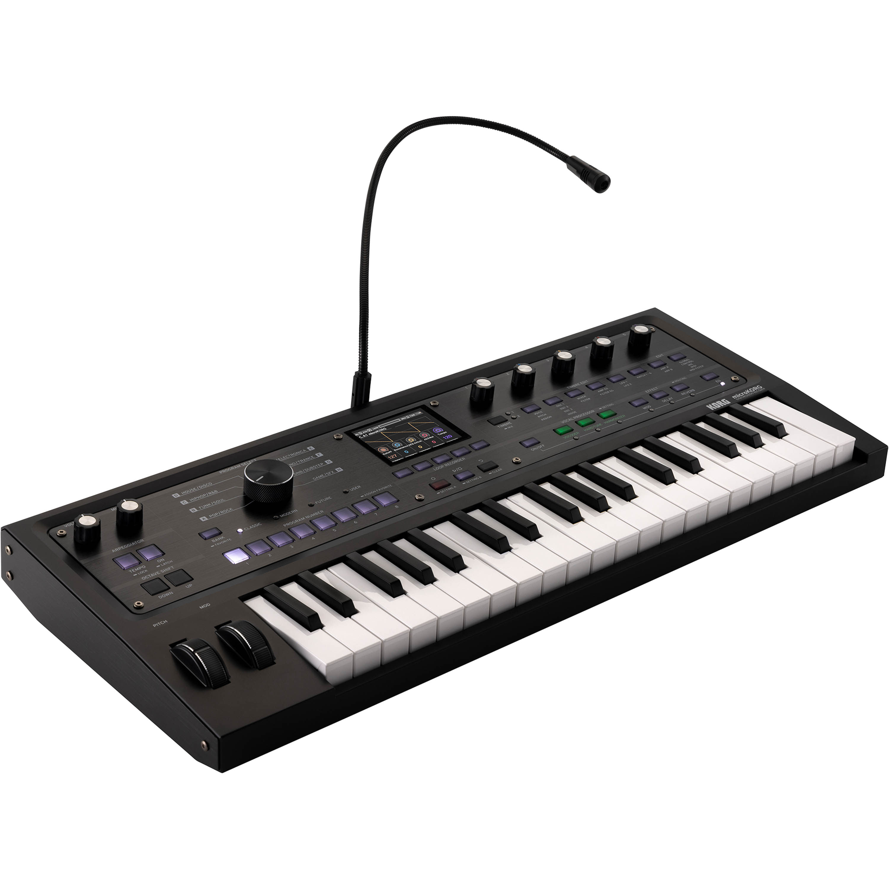 Sintetizador Vocoder Korg microKorg2 - Edición limitada Metallic Black foto 2