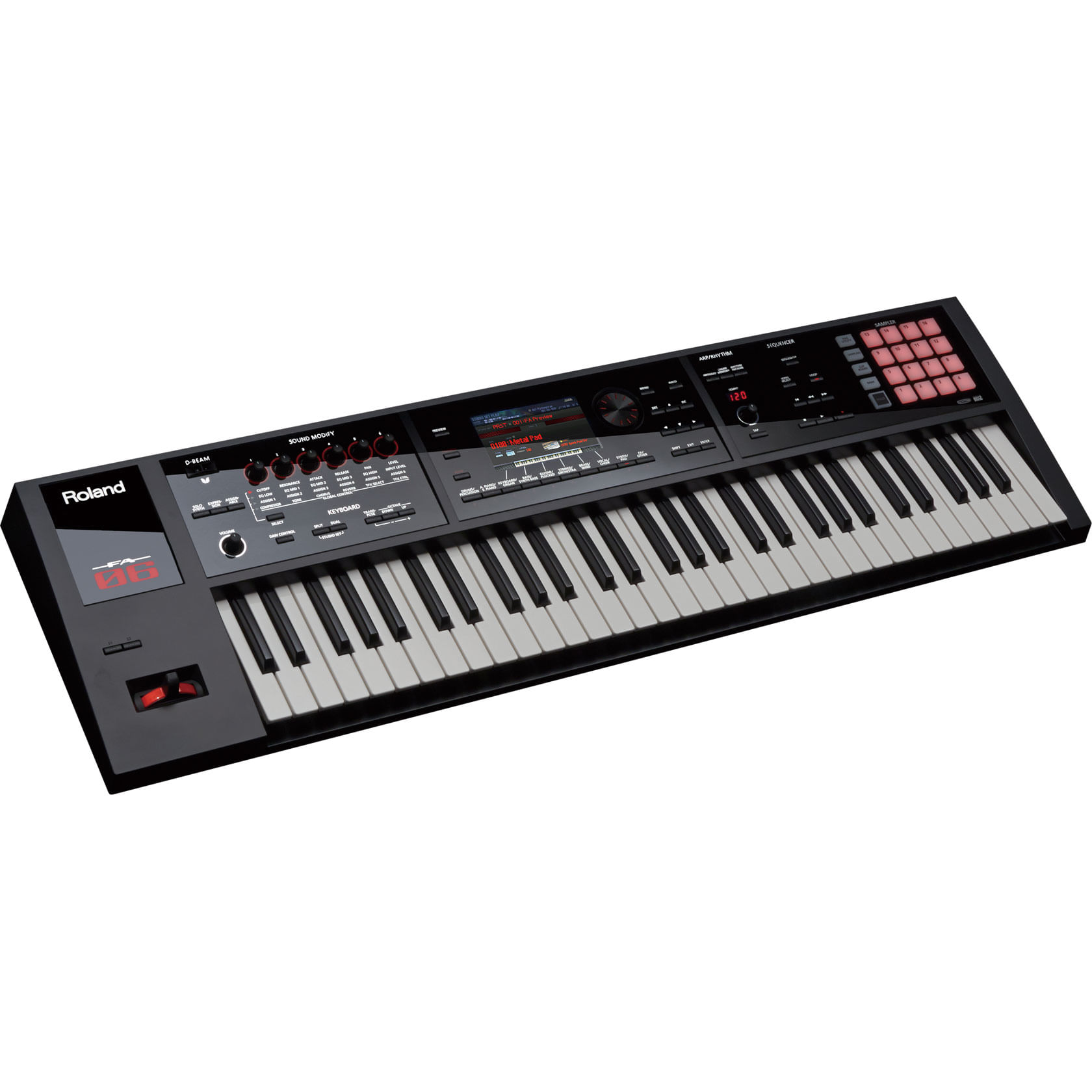 Sintetizador workstation Roland FA-06 foto 2