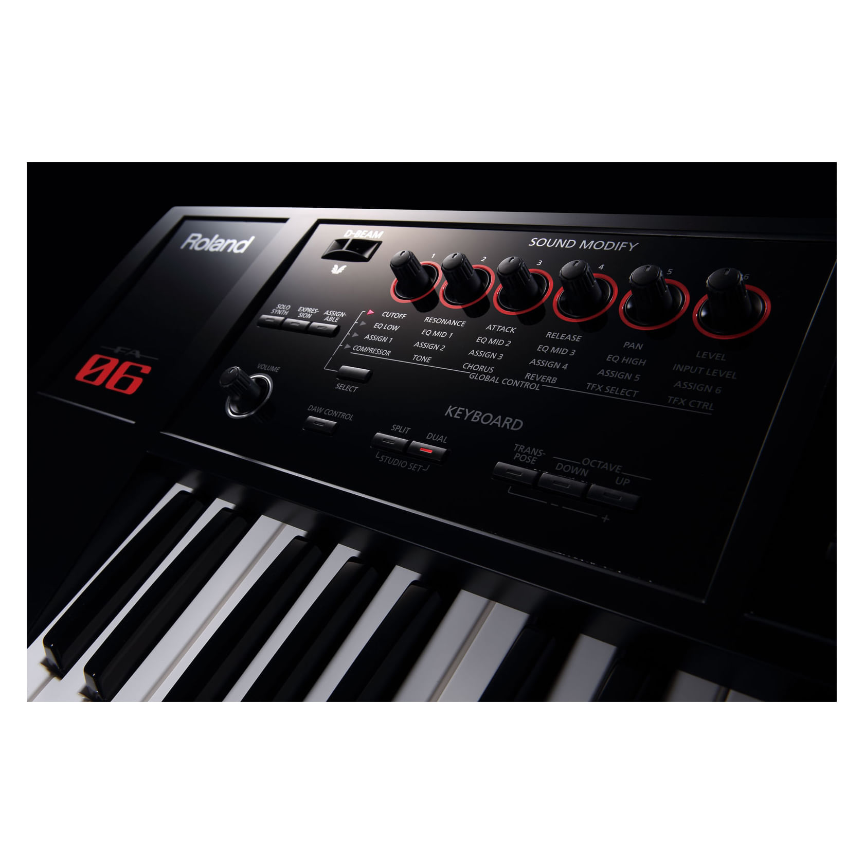 Sintetizador workstation Roland FA-06 foto 5