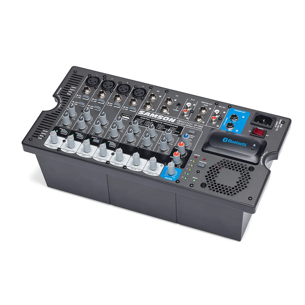 Sistema Amplificación Portátil Samson XP1000, Con Bluetooth foto 4