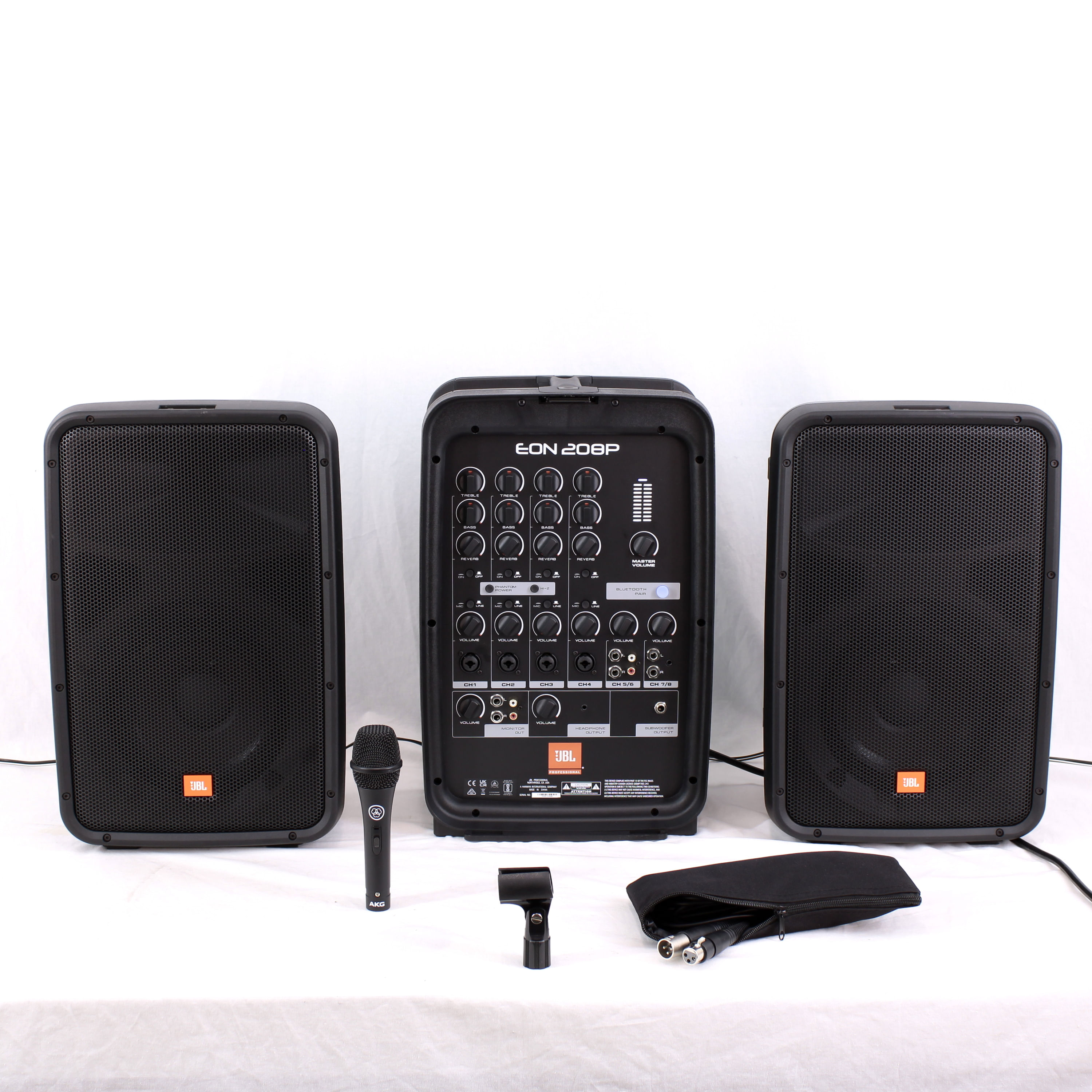 Sistema de Audio portátil JBL EON208P - Bluetooth OPENBOX