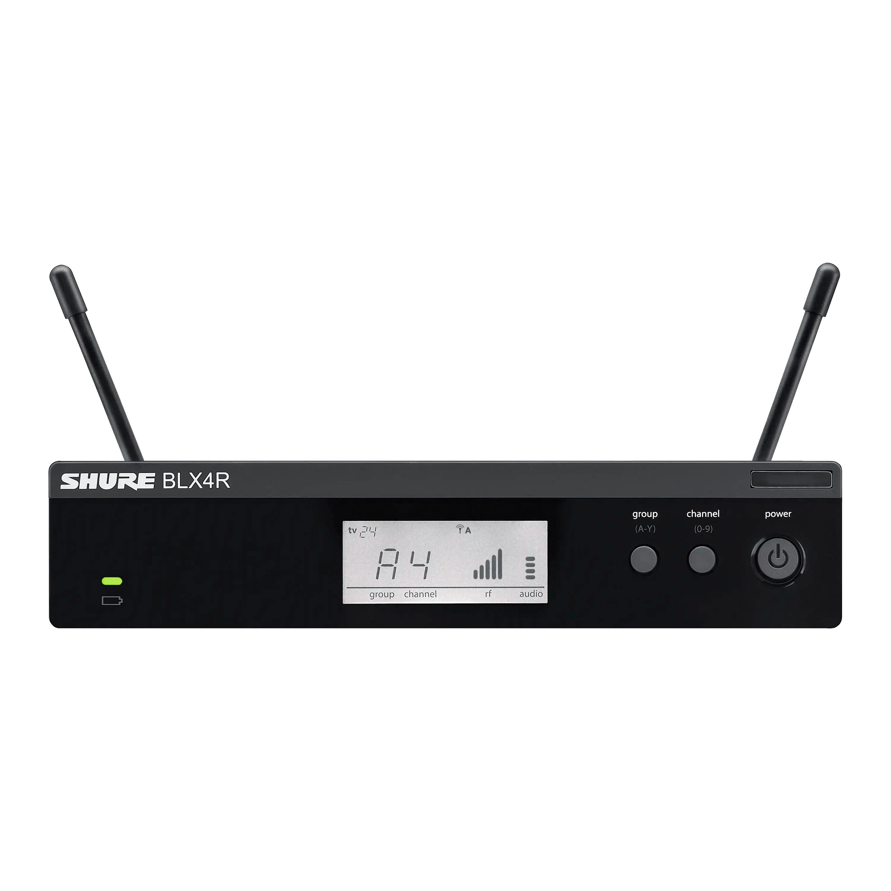 Sistema inalámbrico de montaje en rack Shure BLX24R/SM58 H11 con micrófono de mano SM58 foto 4