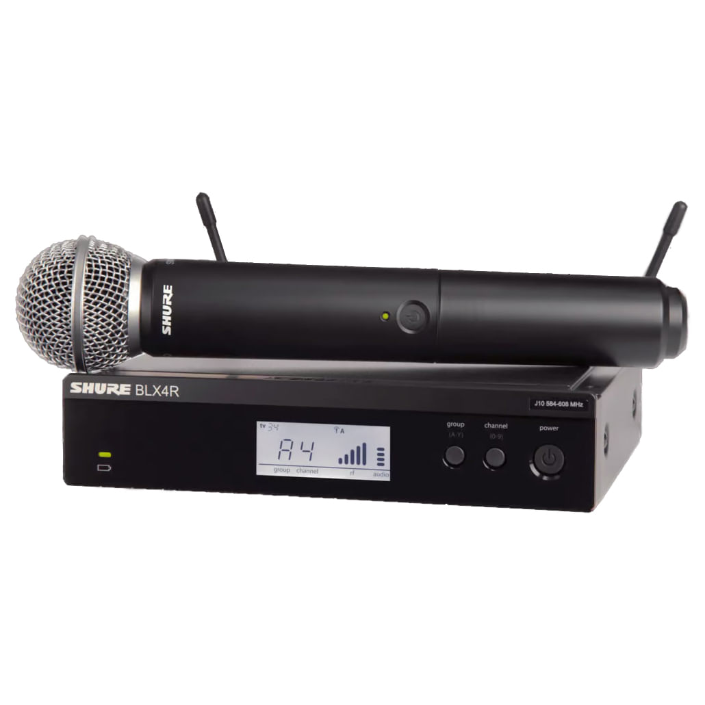 Sistema Inalámbrico Montable en Rack Shure BLX24R/SM58-J11