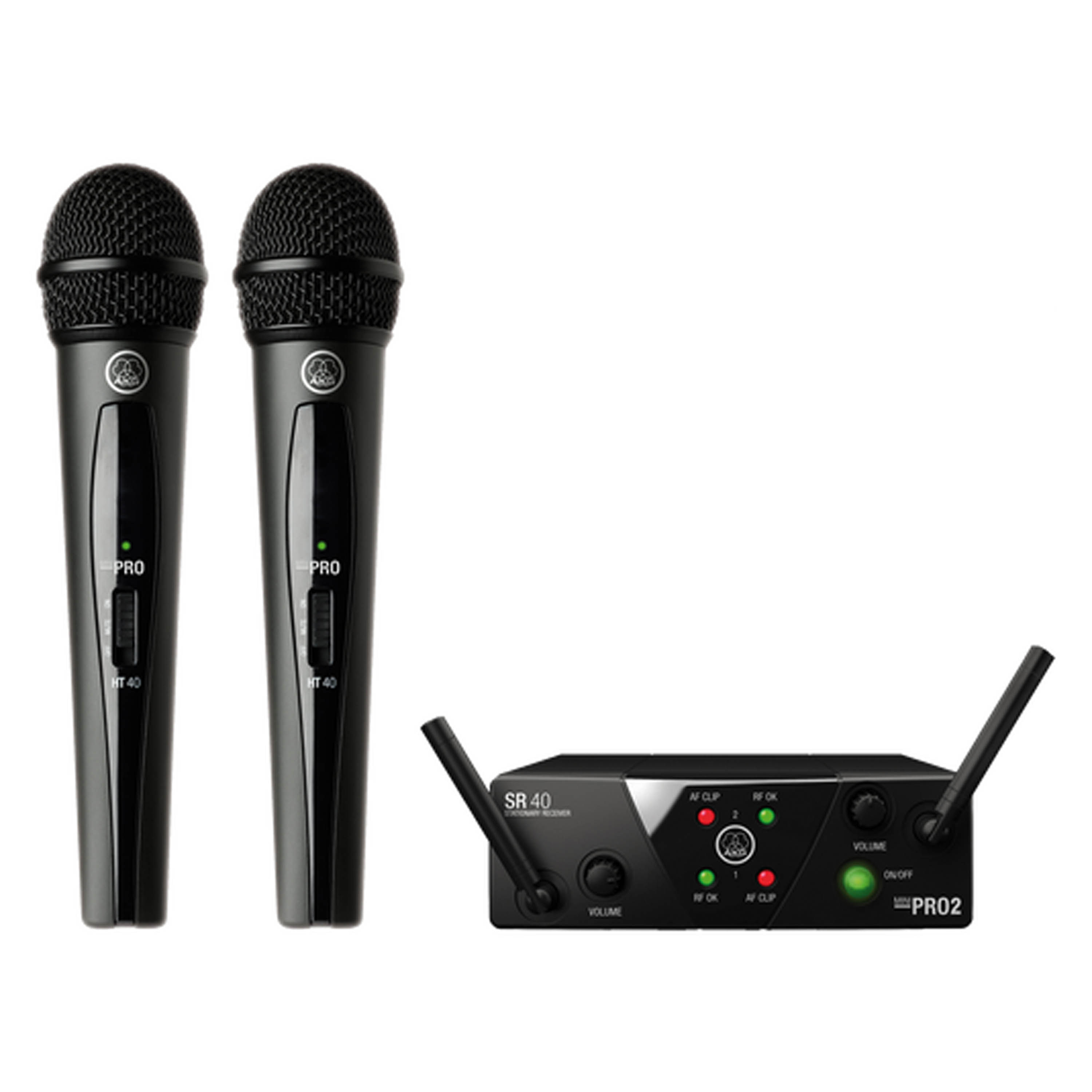 Sistema Micrófono Inalámbrico Dual AKG WMS40 Mini