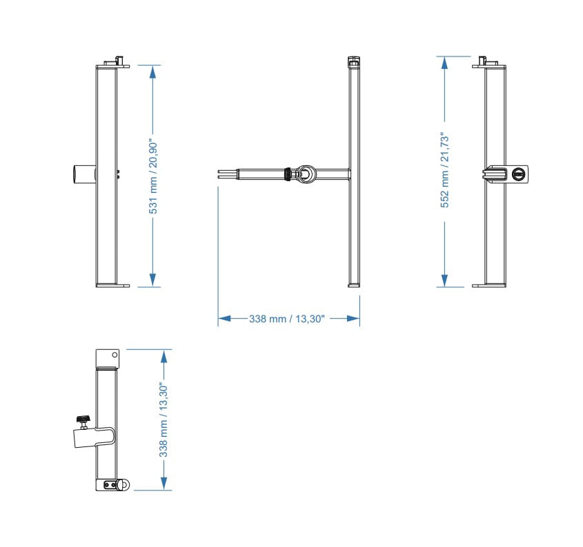 Soporte FBT para line array MT-S 206  MITUS206 foto 3