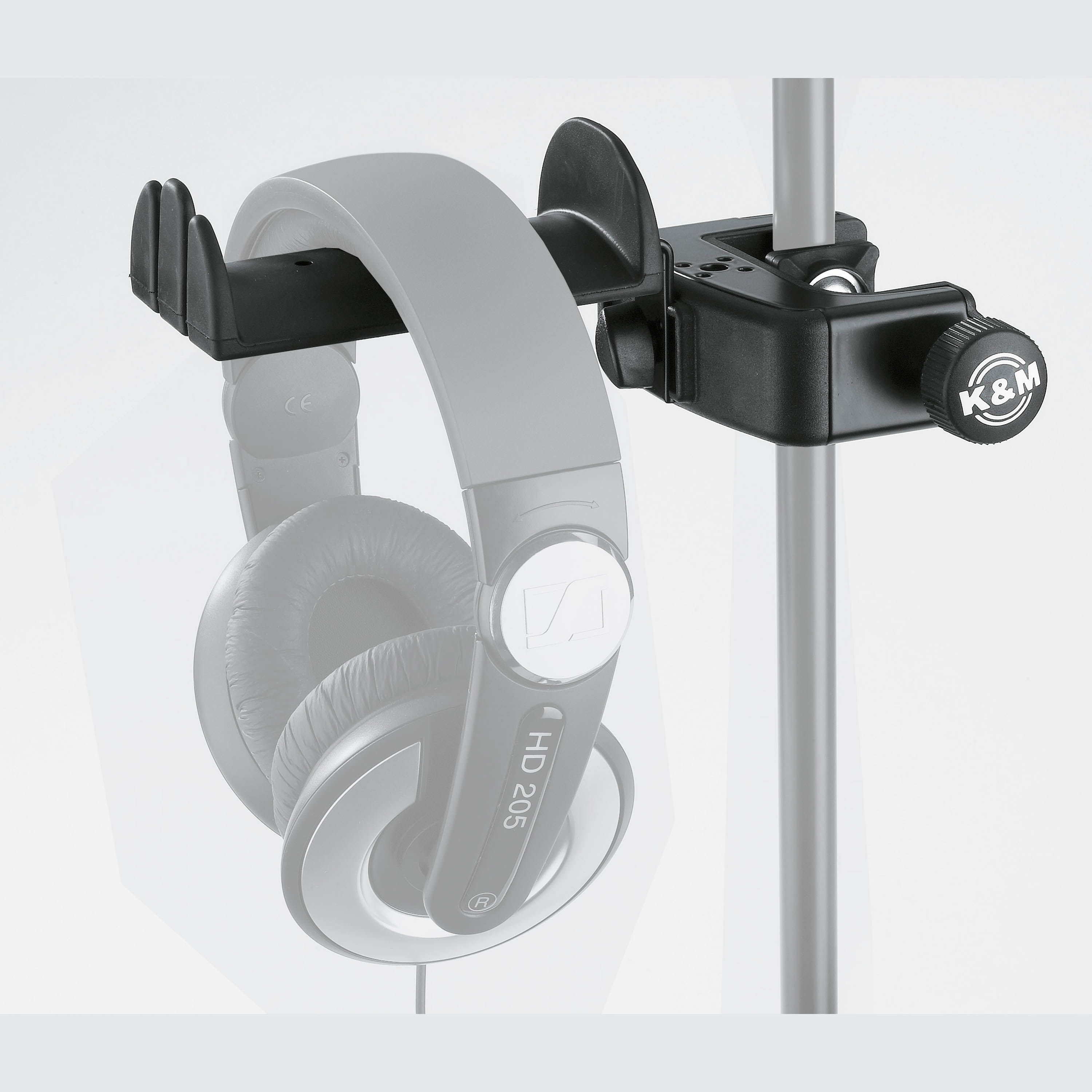 Soporte para auriculares con abrazadera de mesa K&M 16085 foto 3