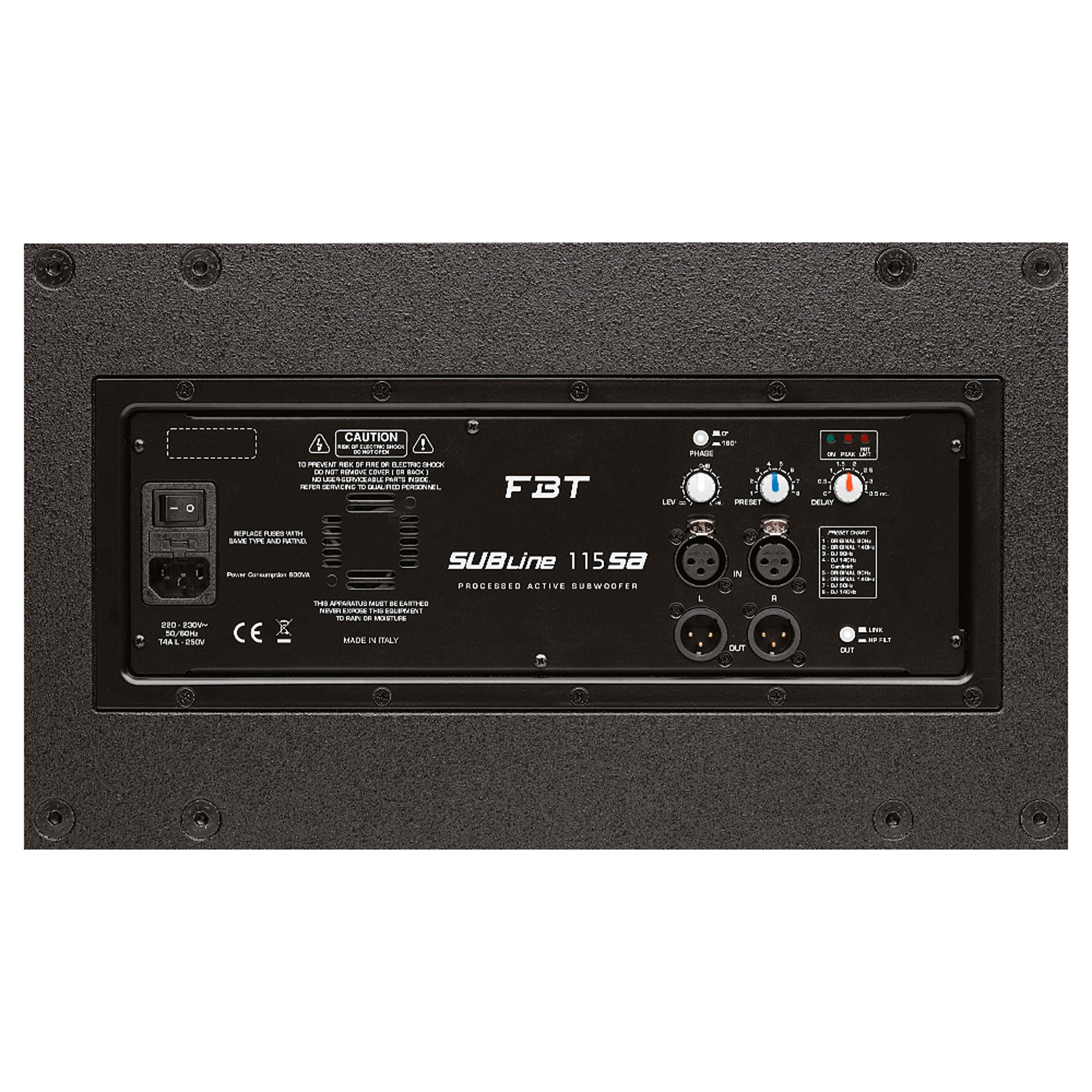 Subwoofer Activo FBT Subline 115SA - 700W RMS foto 3