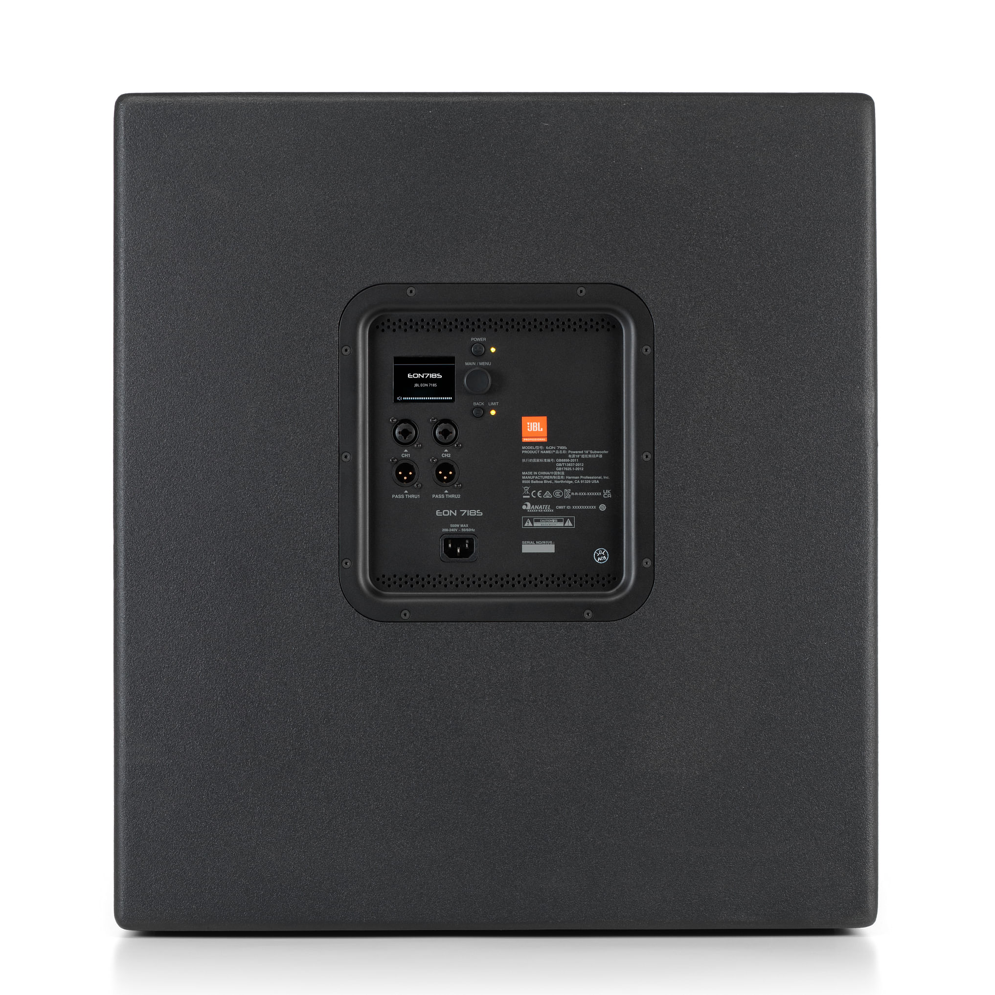 Subwoofer Activo JBL EON 718S 750W RMS foto 4