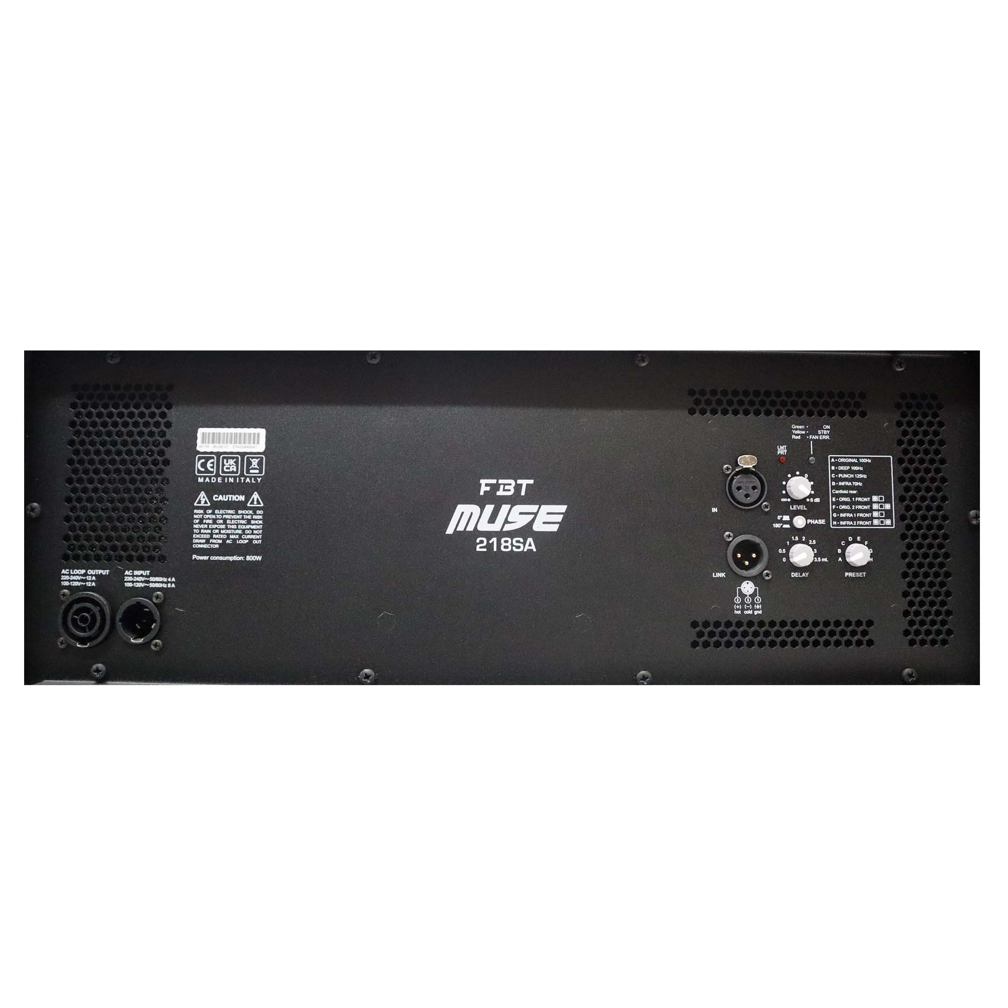 Subwoofer activo Muse FBT 218SA 18" 4000W foto 3
