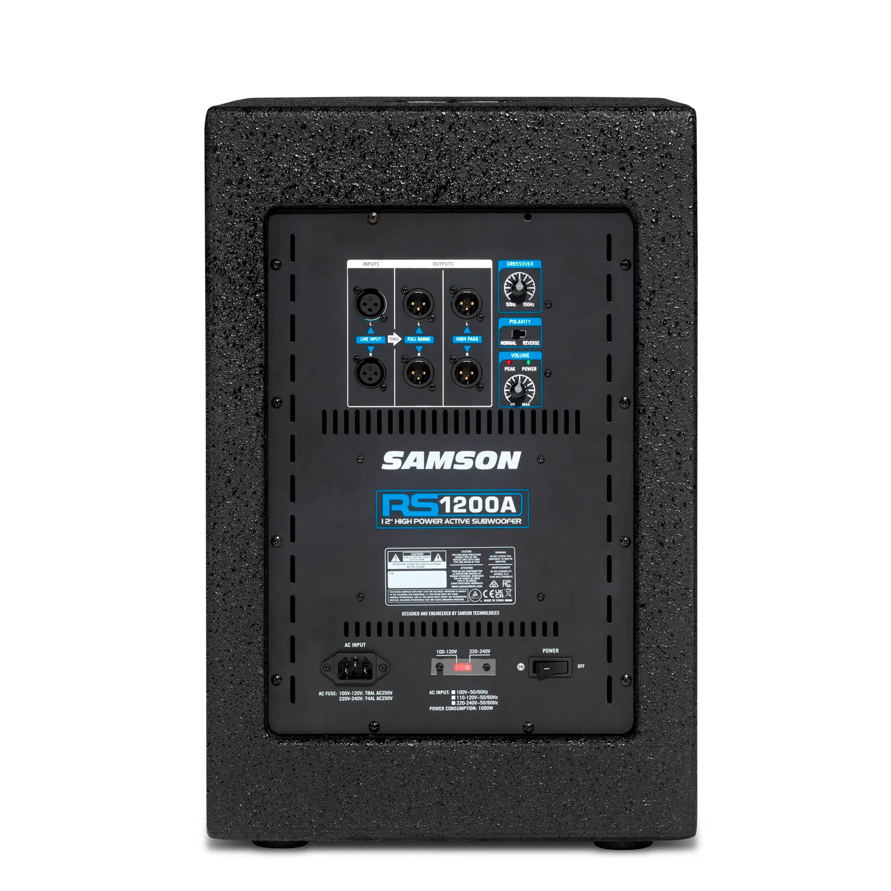 Subwoofer activo Samson 12" RS1200A foto 5