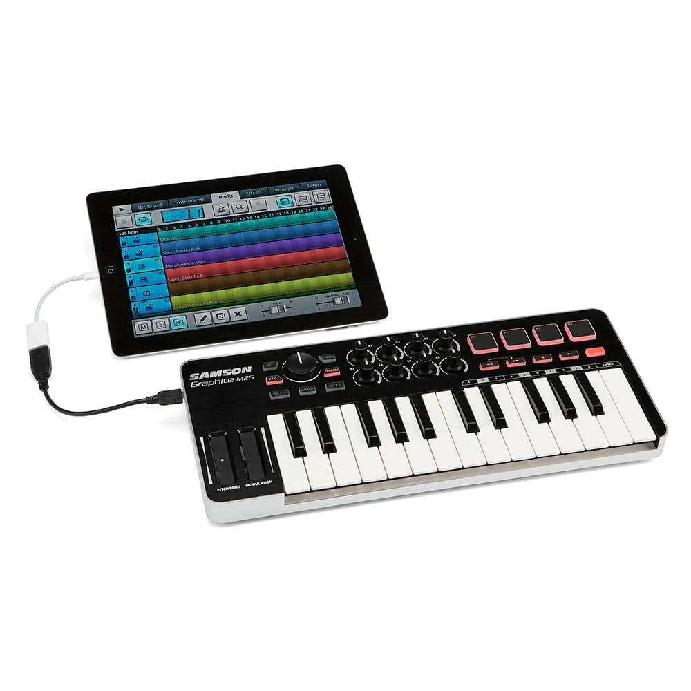 Teclado controlador Samson GRAPHITE M25 - color negro (BK) foto 3