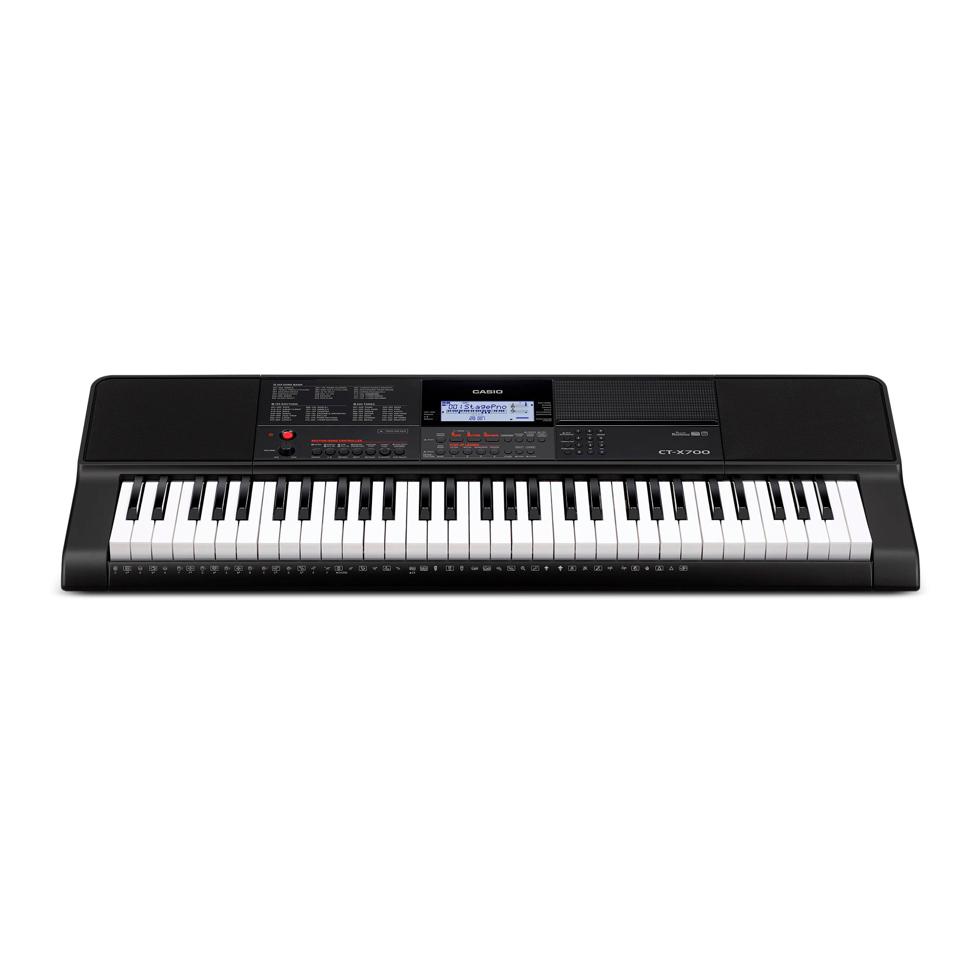 Teclado personal Casio CT-X700 - no incluye fuente de poder foto 2