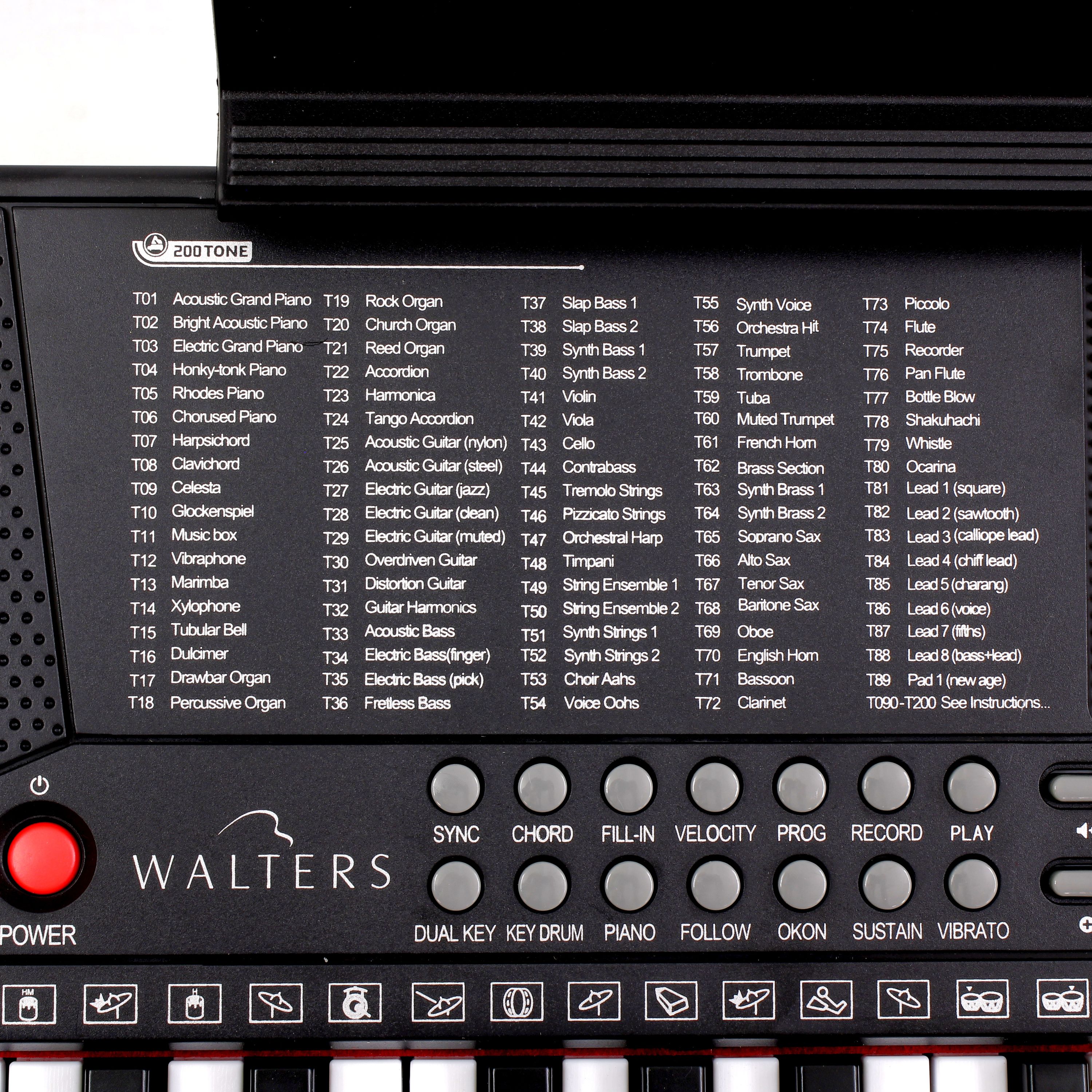 Teclado personal multifunción 61 teclas Walters BD-683D foto 5